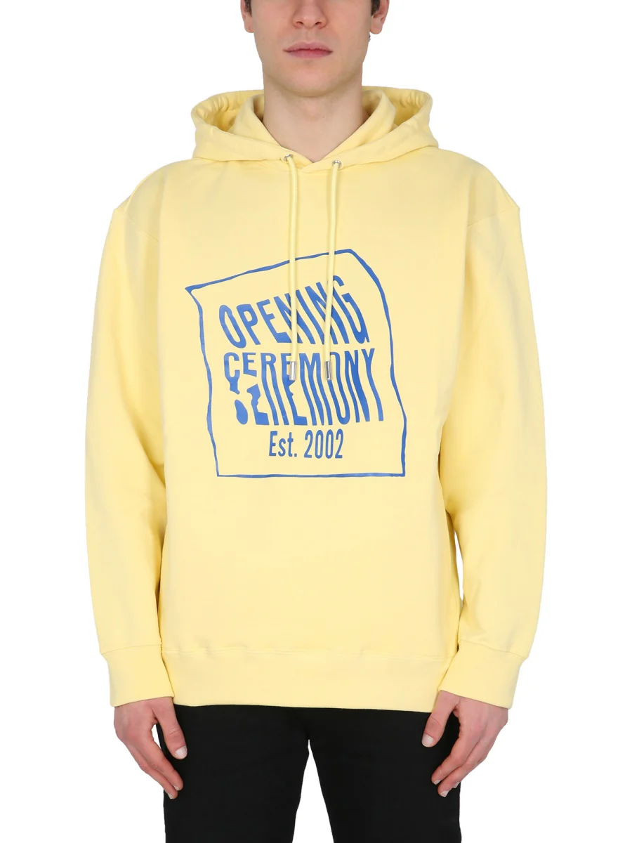 OPENING CEREMONY Classic Hoodie with Drawstring