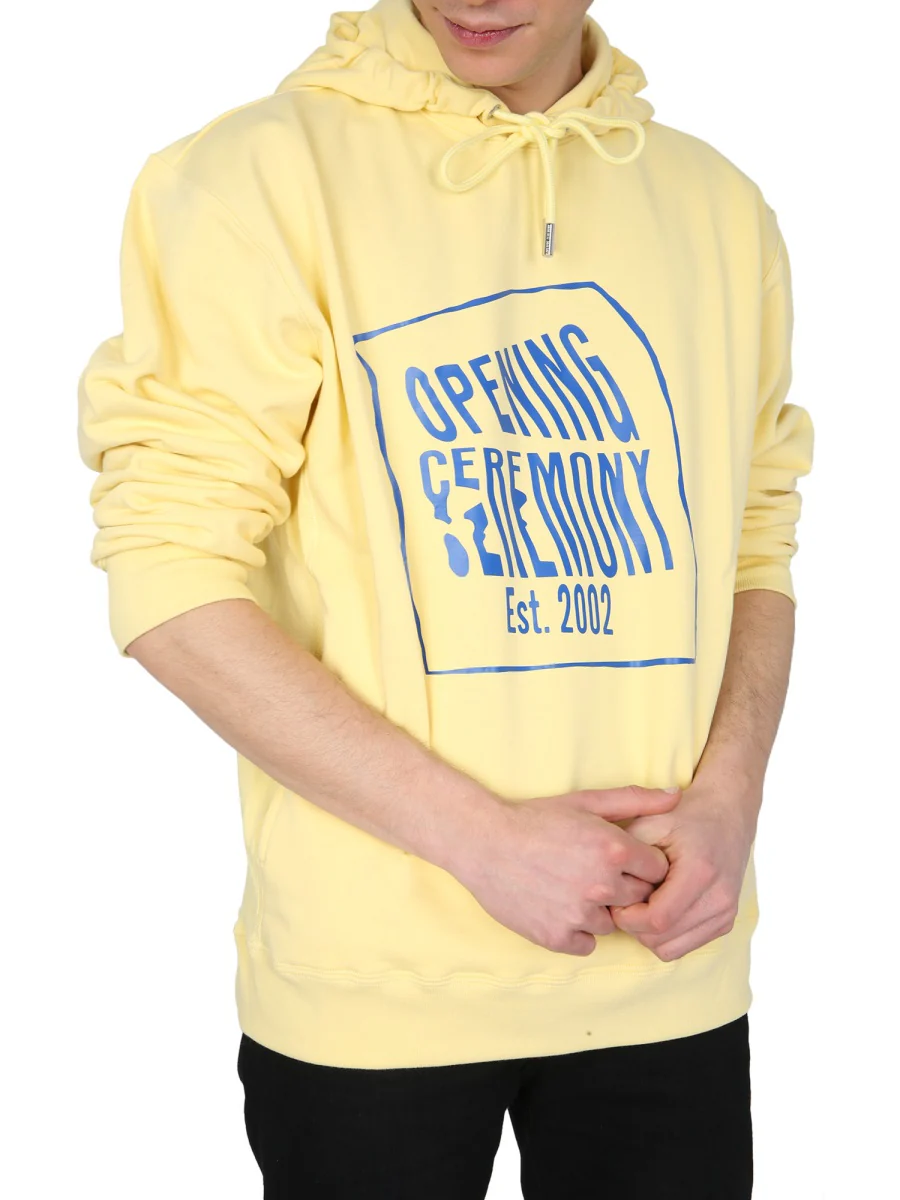 OPENING CEREMONY Classic Hoodie with Drawstring - Image 4