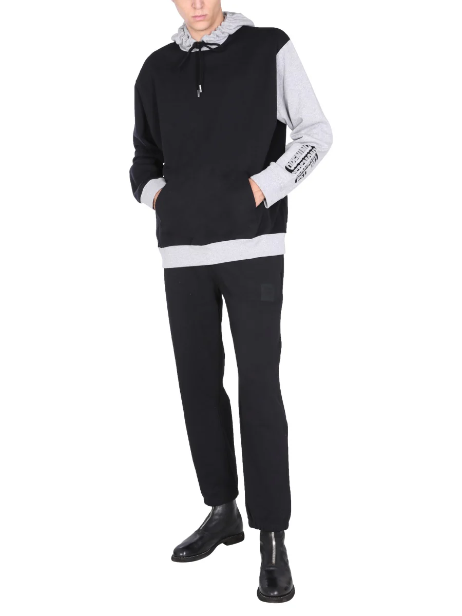 Opening Ceremony Flocked Logo Hoodie Sweatshirt - Image 2