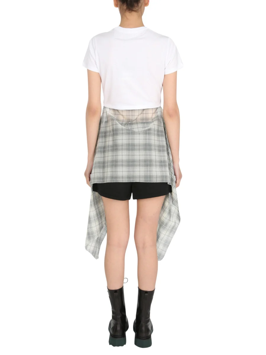 OPENING CEREMONY Word Torch Hybrid Crew Neck T-Shirt - Image 7