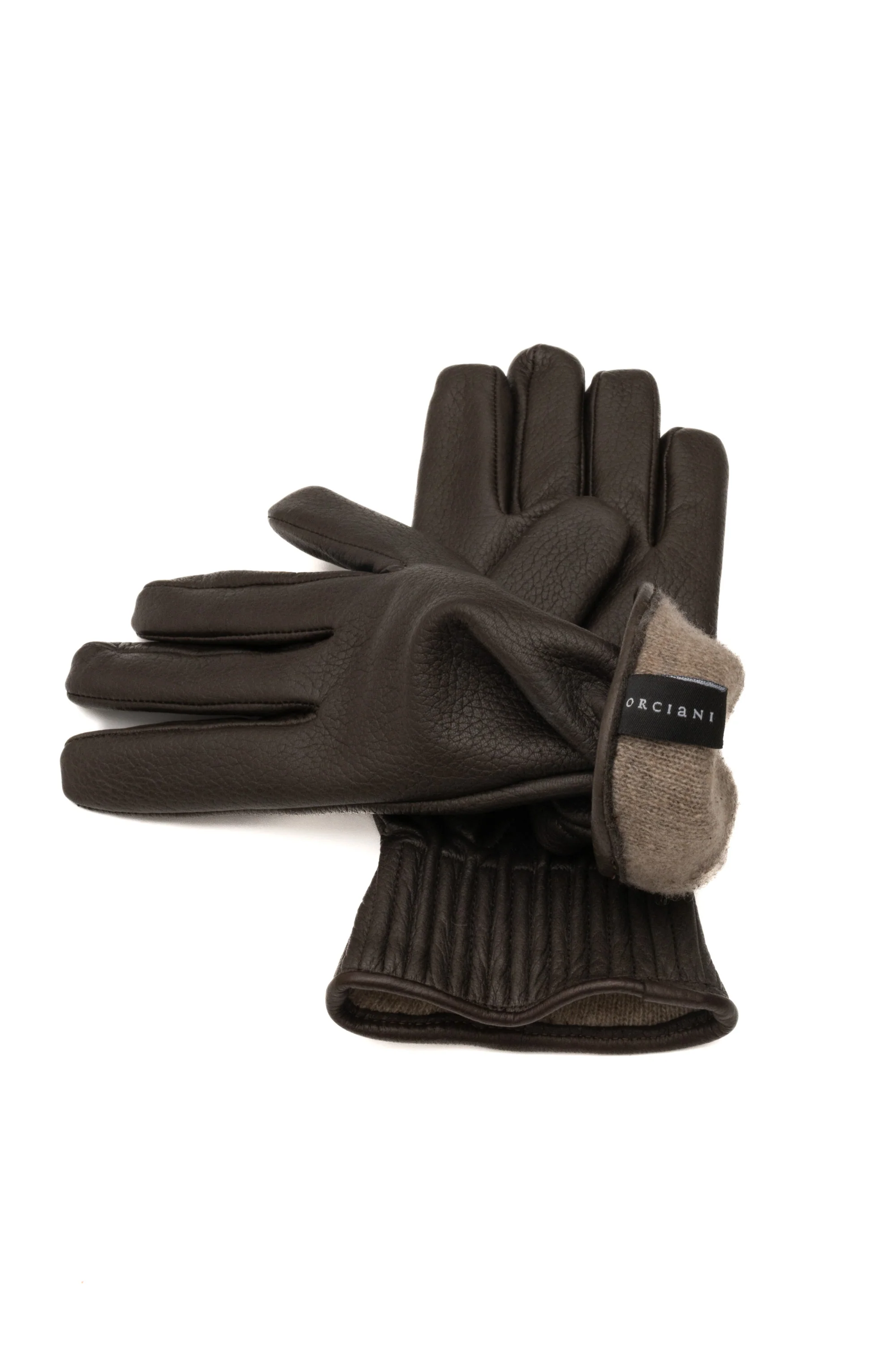 Orciani Luxury Leather Gloves for Men - Fall/Winter 2024 - Image 2