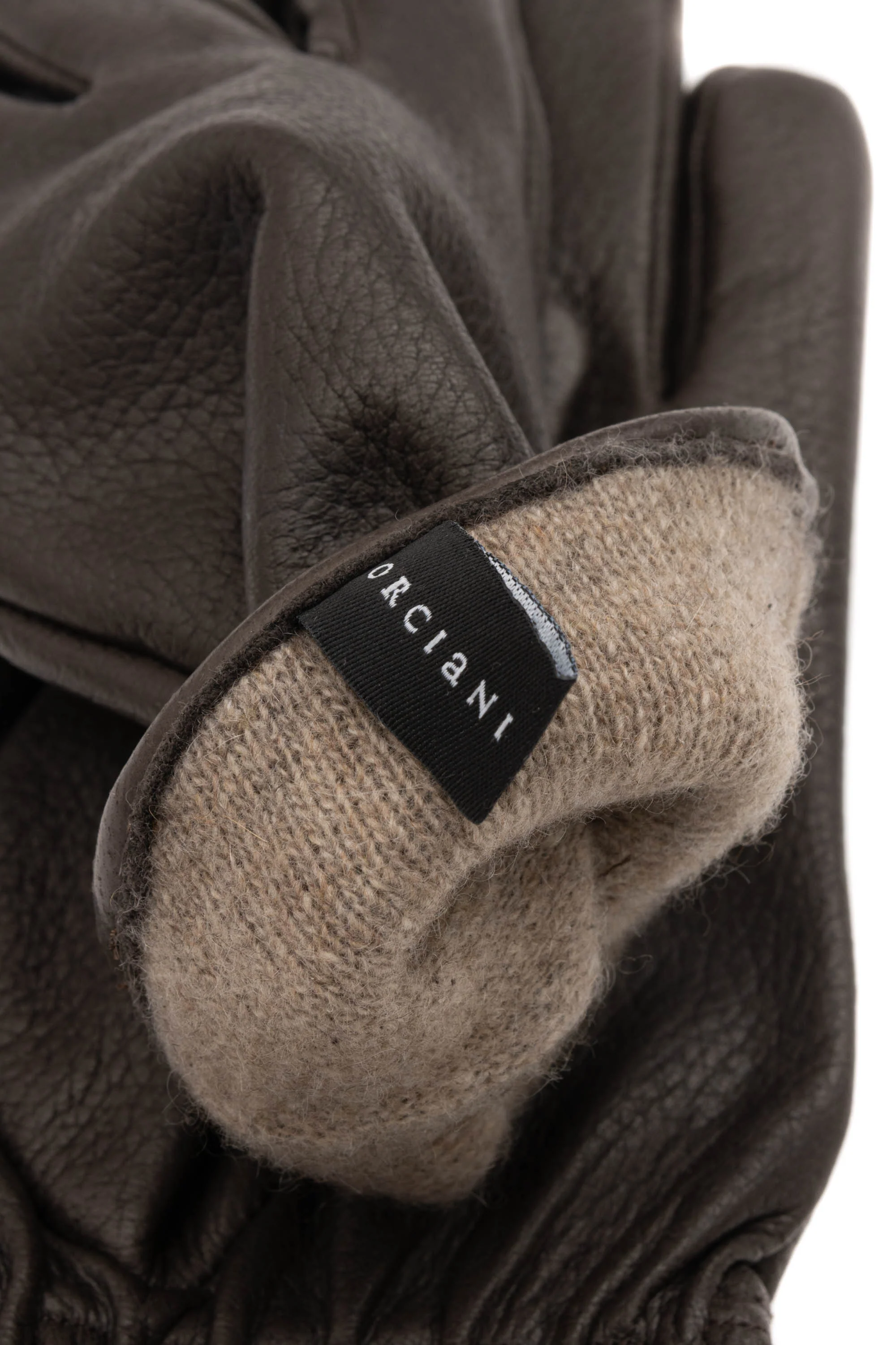 Orciani Luxury Leather Gloves for Men - Fall/Winter 2024 - Image 3