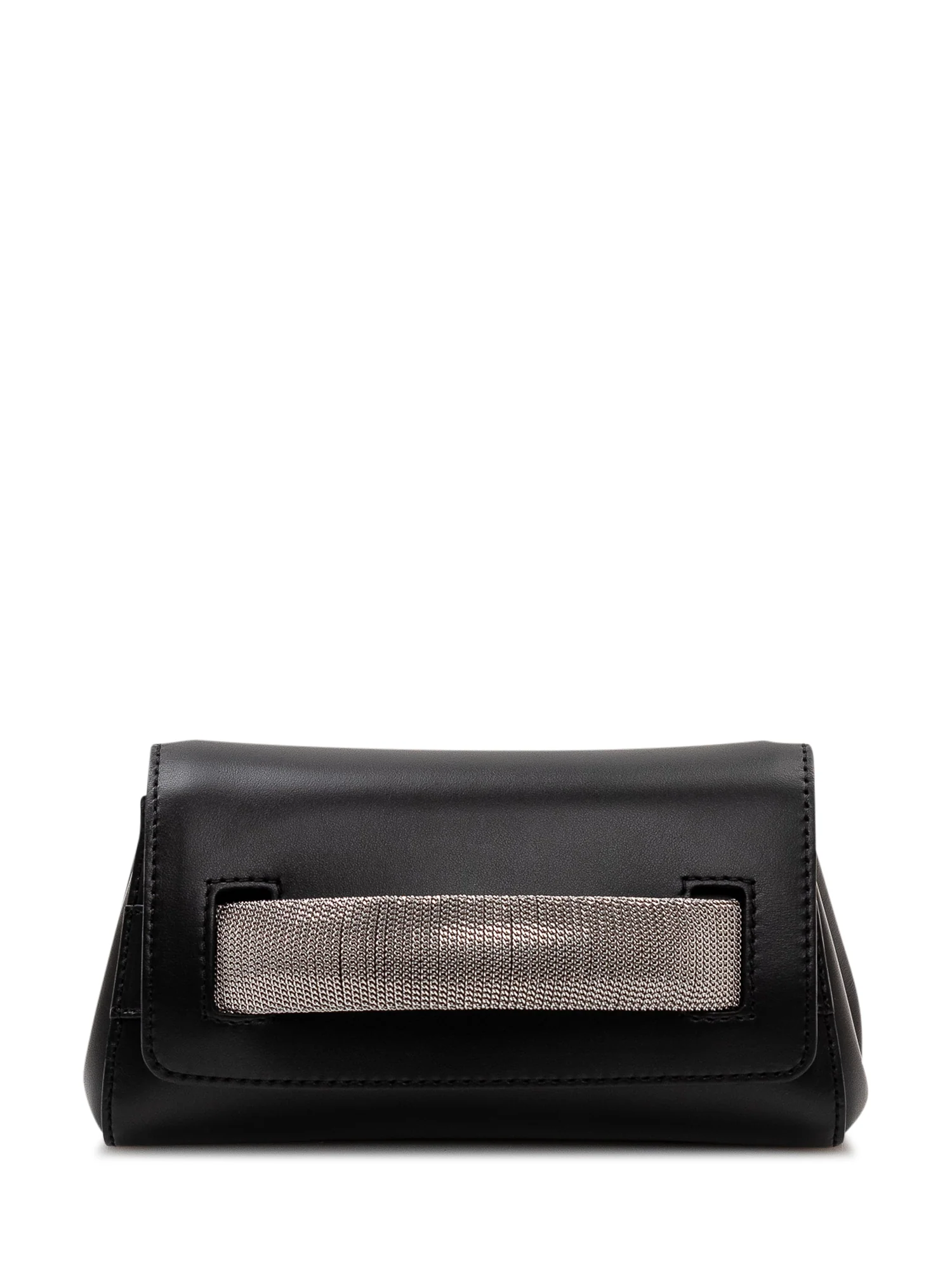 Orciani Mini Chain Handle Clutch Bag