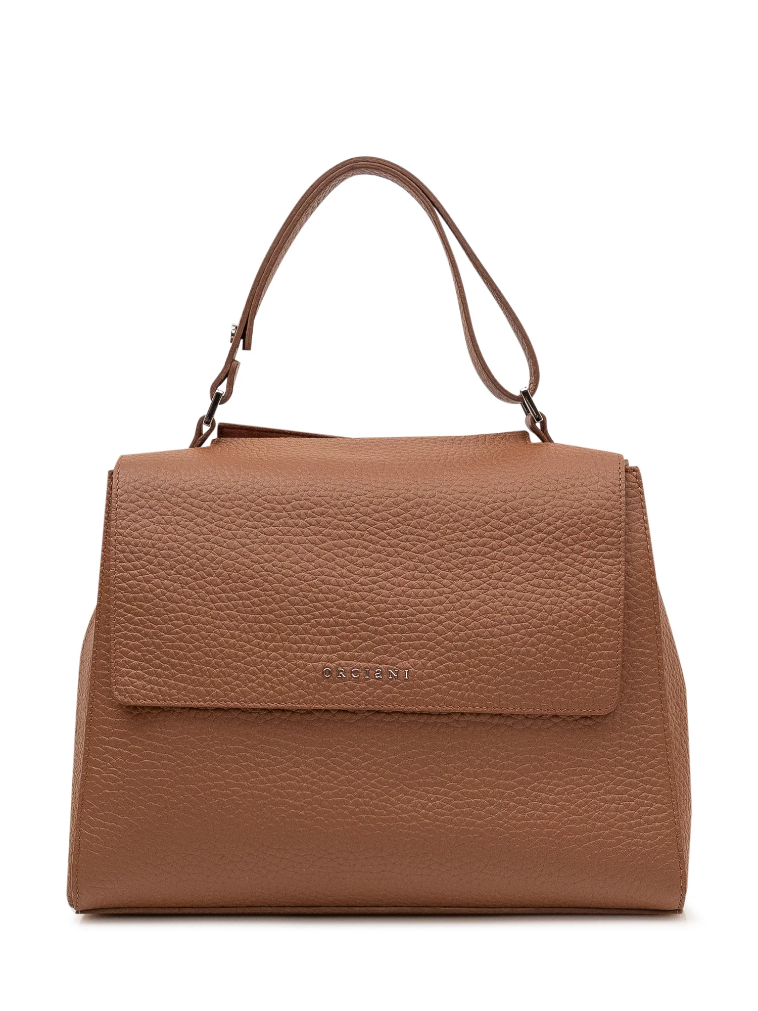 Orciani Mini Soft Shoulder Bag with Artistic Detailing