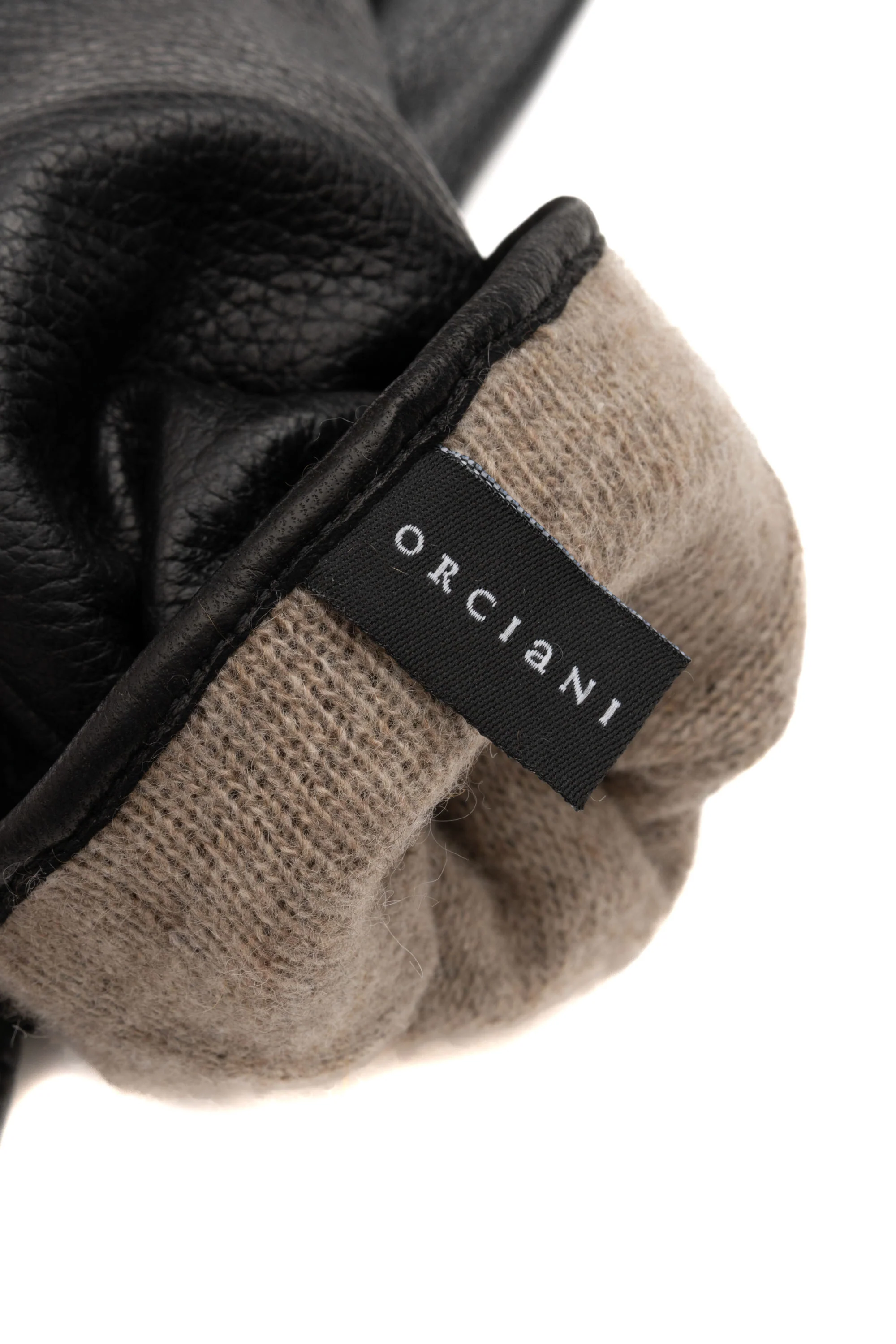 Orciani Modern Leather Gloves for Men - Image 3