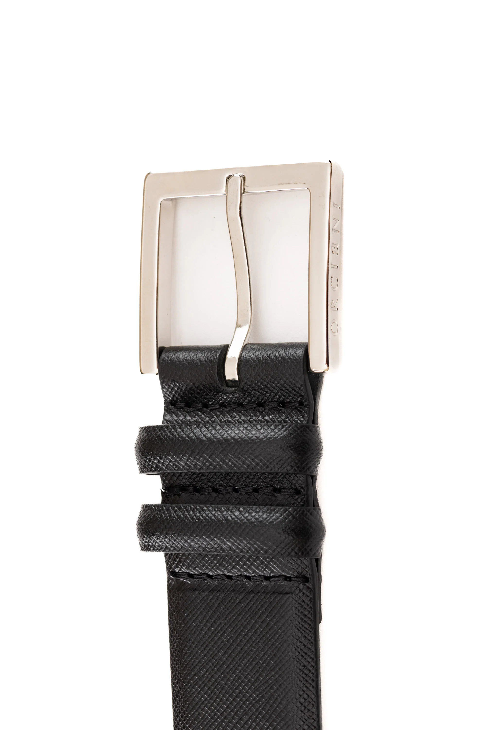 Orciani Sleek Leather Belt for Men - Image 2