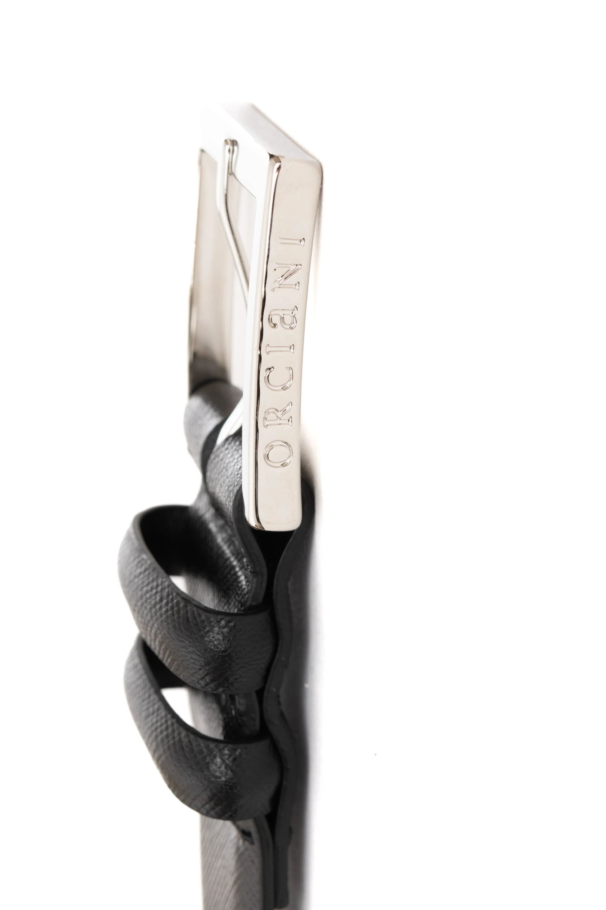 Orciani Sleek Leather Belt for Men - Image 3