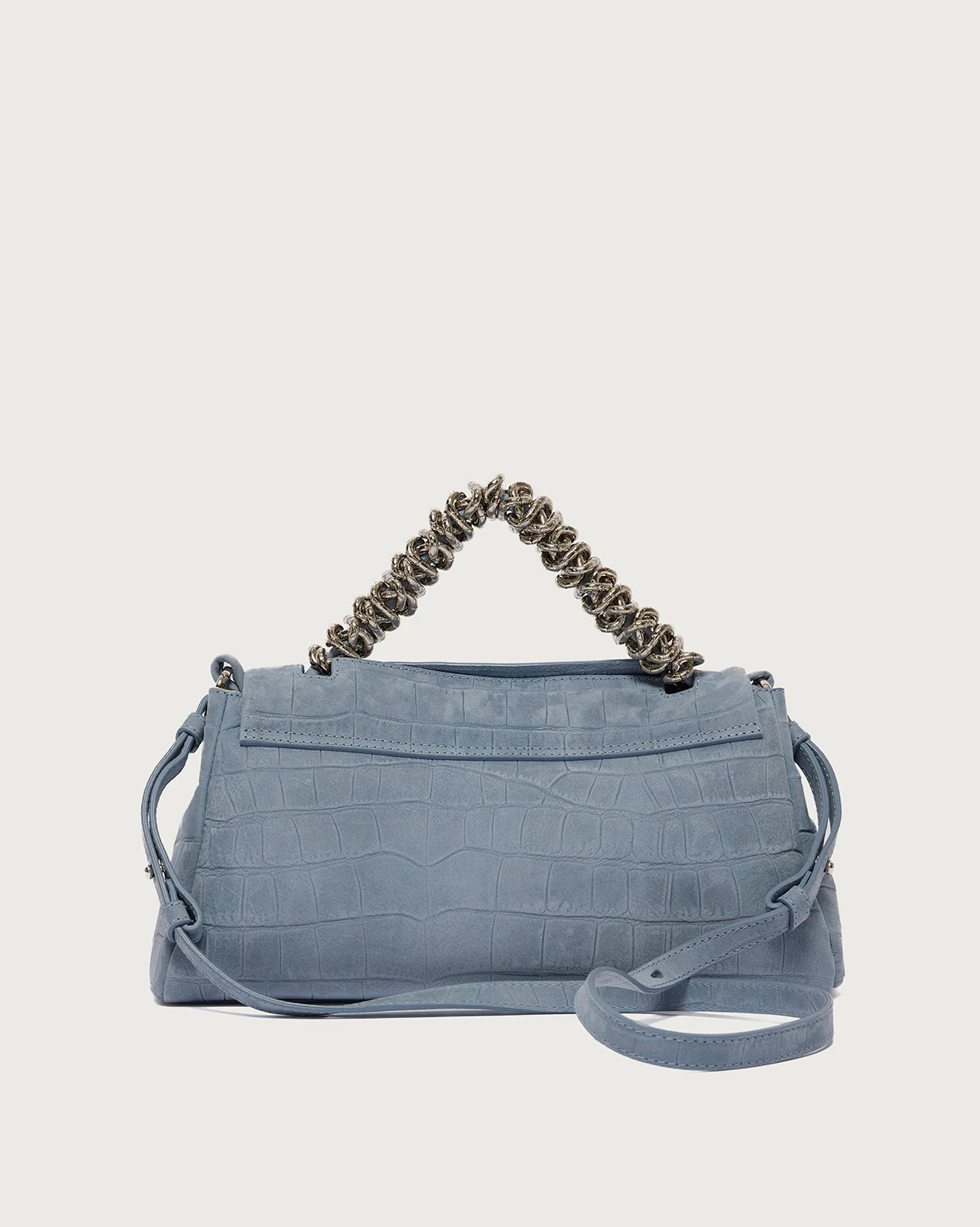 Orciani Twisted-handle Grained-leather Shoulder Bag - Image 3