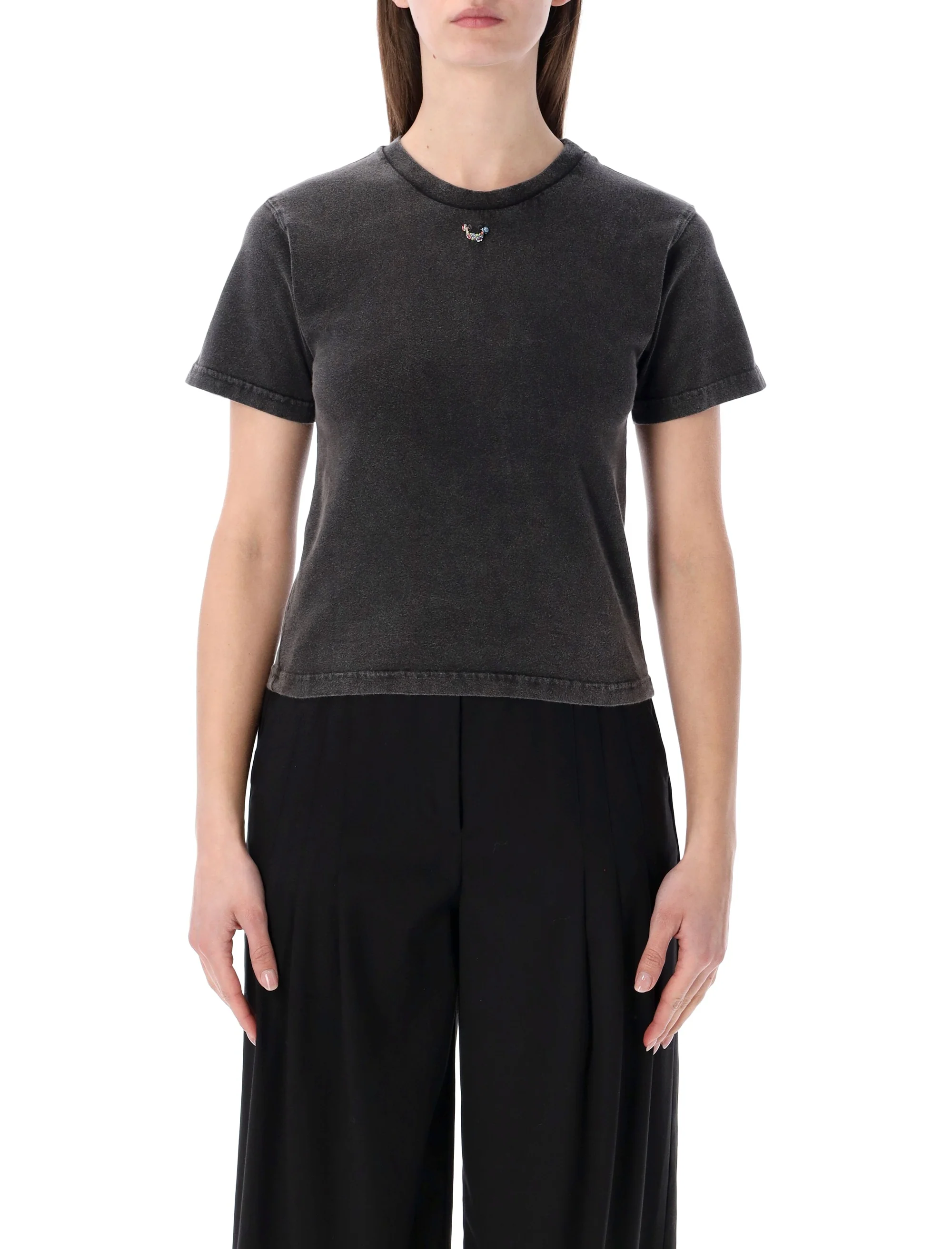 Ottolinger Fitted T-Shirt with Distinctive Neckline - Size S