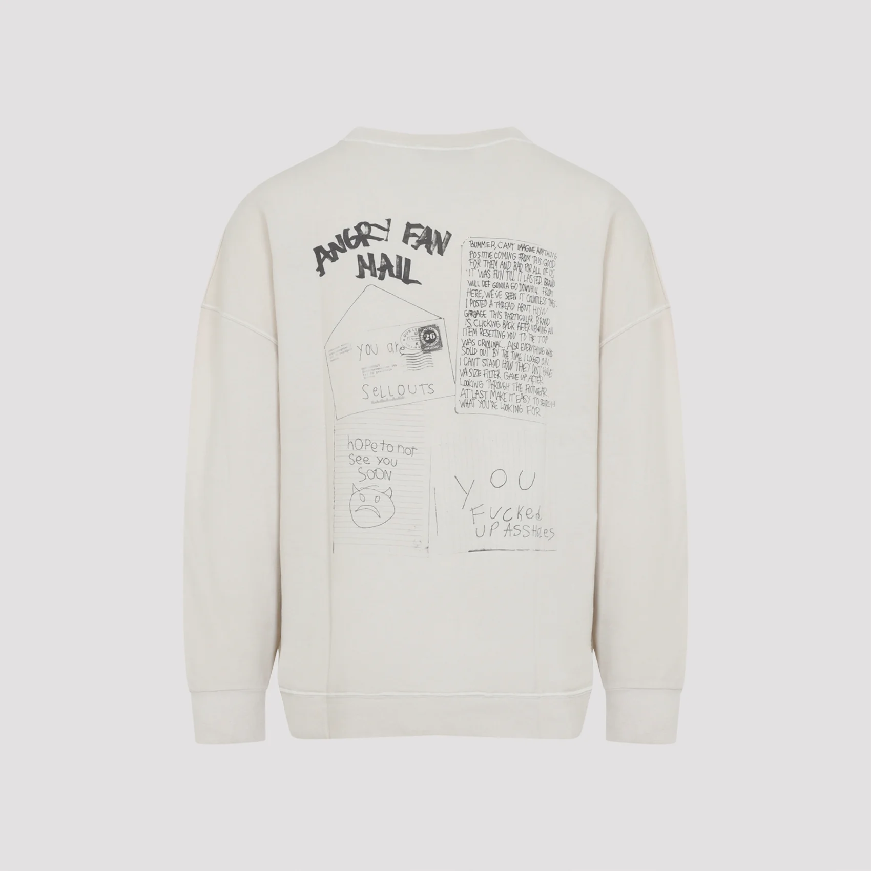Our Legacy Angry Fan Mail Slack Sweatshirt - Image 4