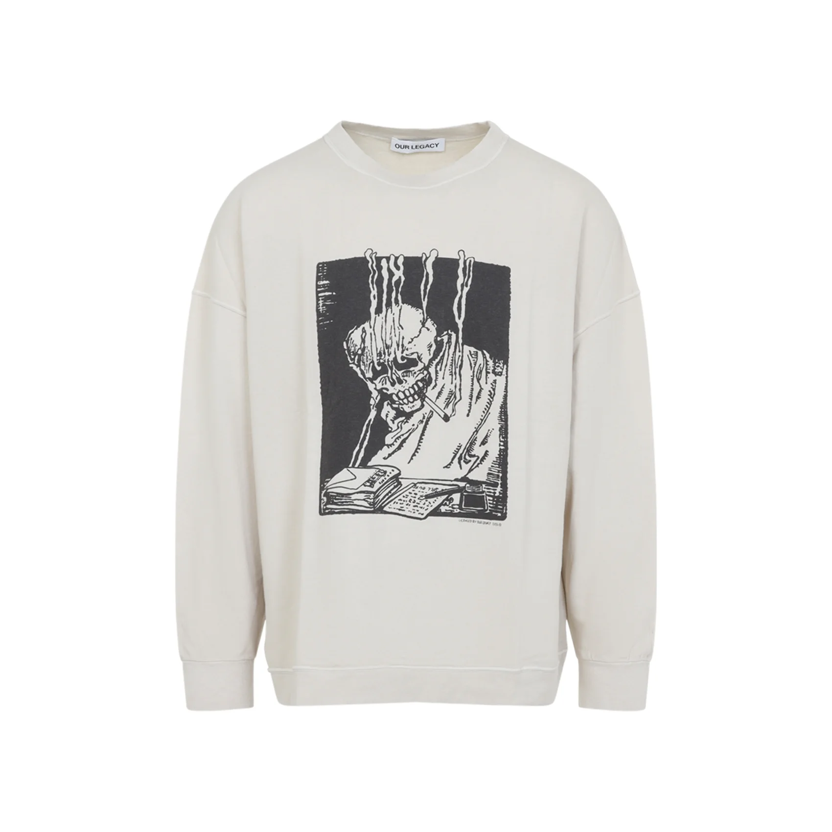 Our Legacy Angry Fan Mail Slack Sweatshirt - Image 6