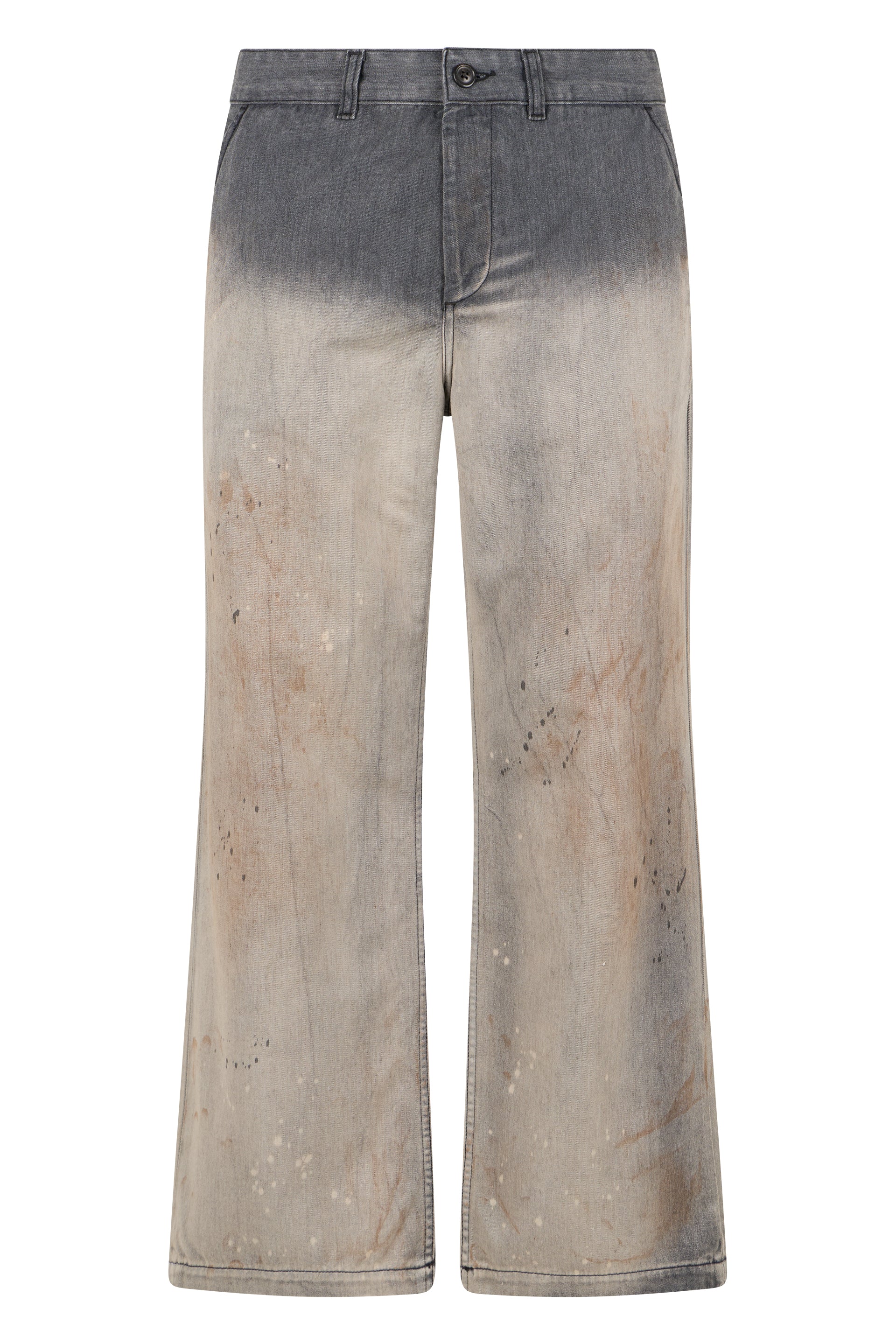 Our Legacy Chino Paintnts in Washed Fabric - Loose Fit