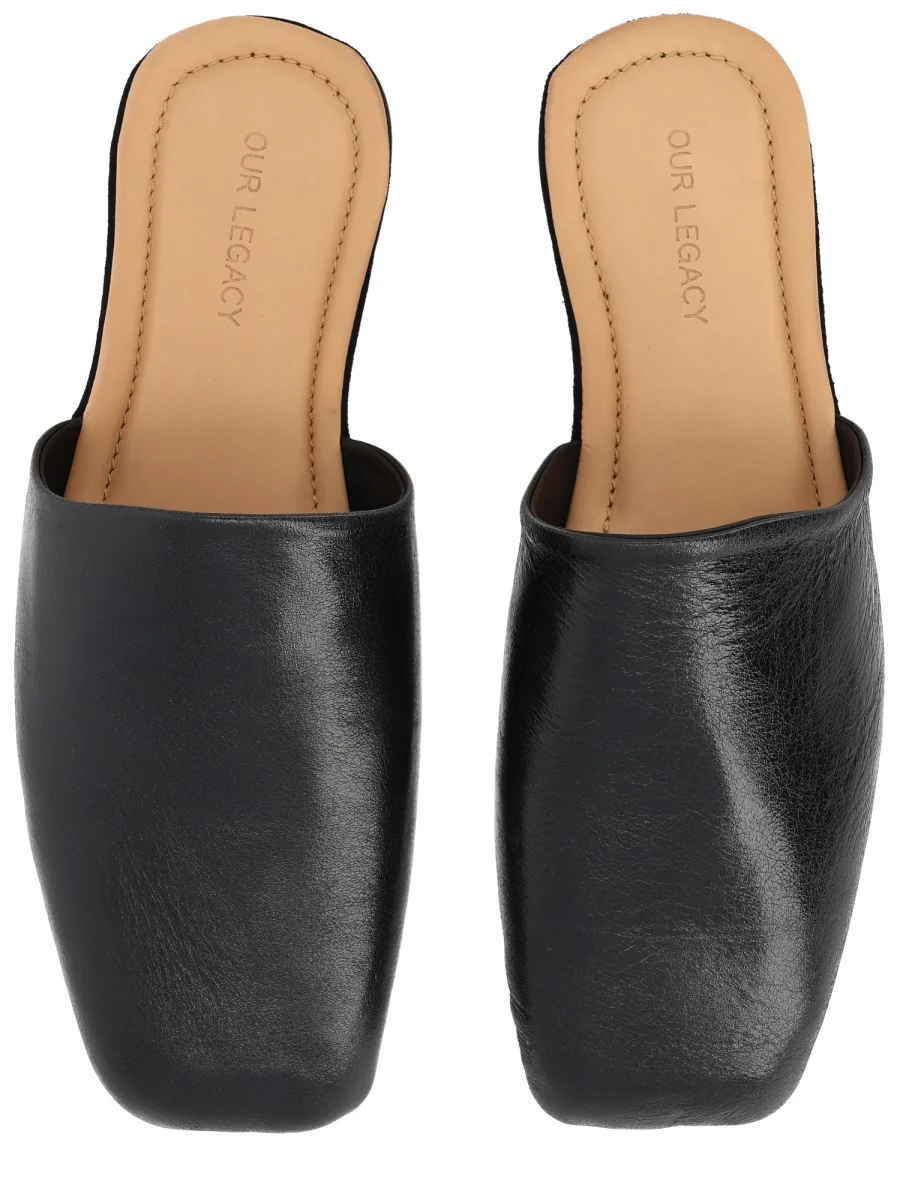 OUR LEGACY Cigarr Slipper Sombre Satin Bovine - Image 5