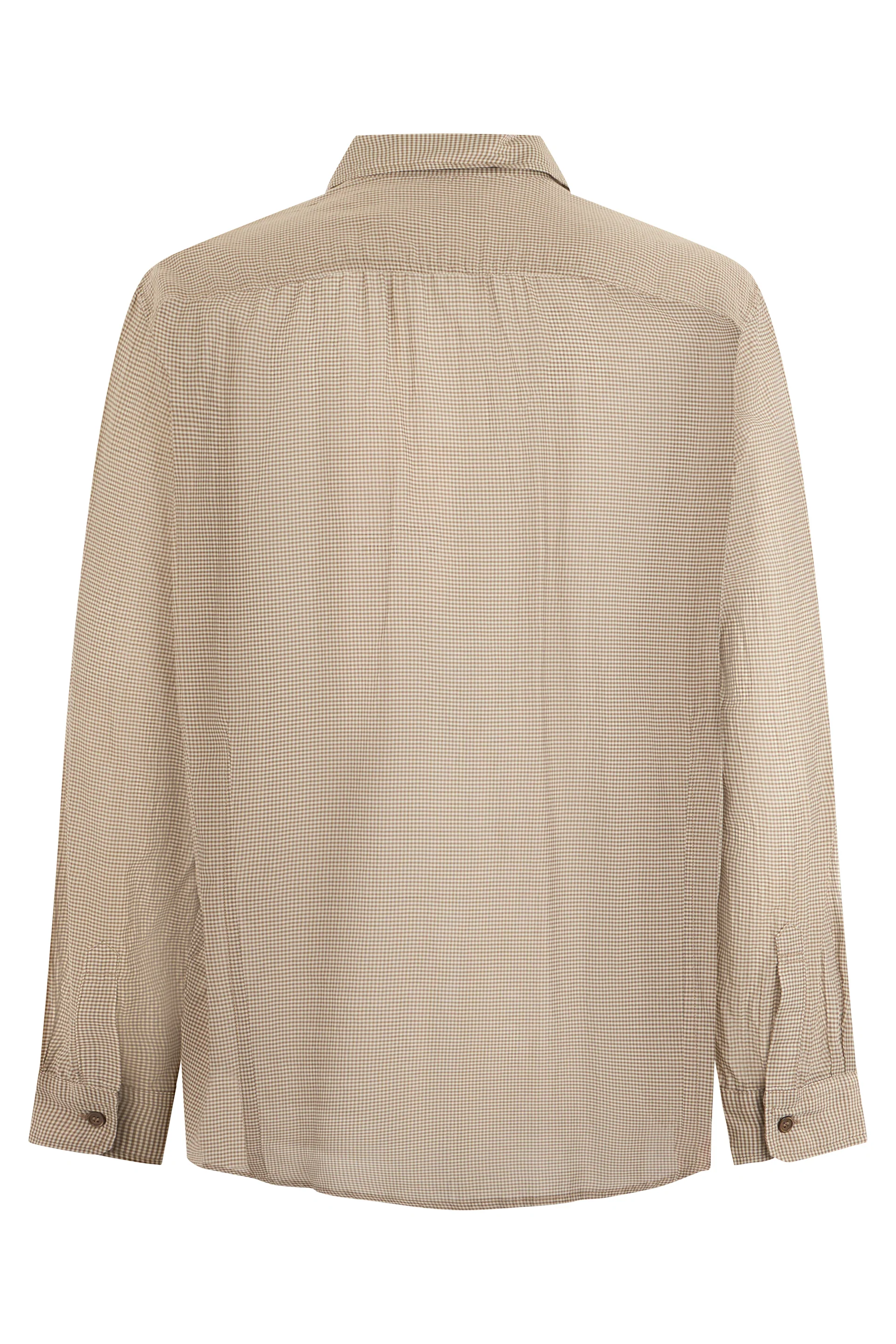 Our Legacy Classic Checkered Silk and Cotton Long-Sleeved Shirt - Image 2