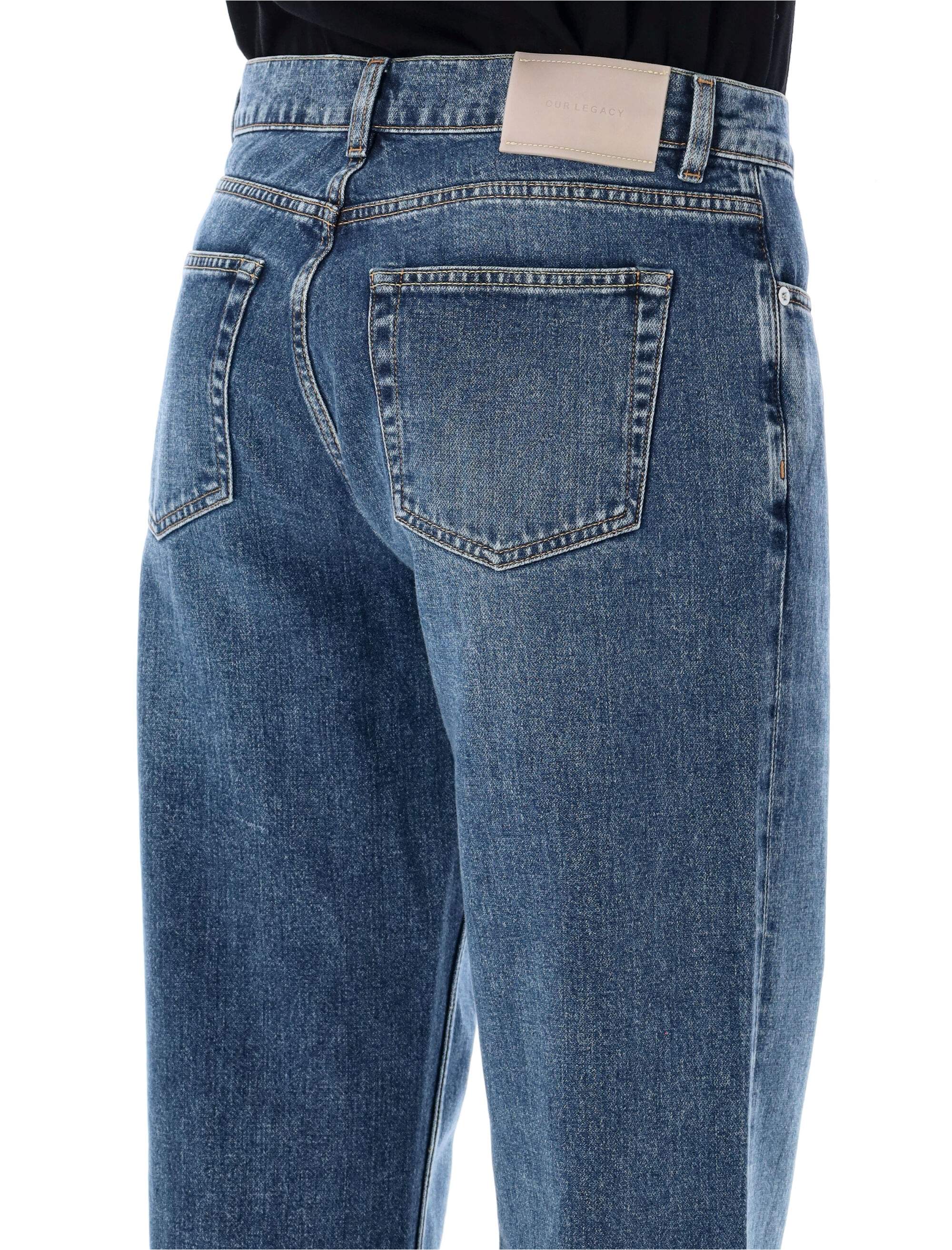 Our Legacy High Waist Bootcut Jeans Size 32 - Image 3