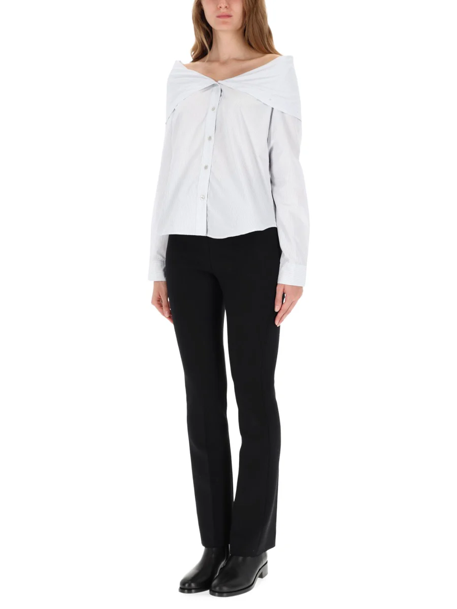 OUR LEGACY Kaonashi Shirt Diner Pinstripe Super Poplin - Image 2