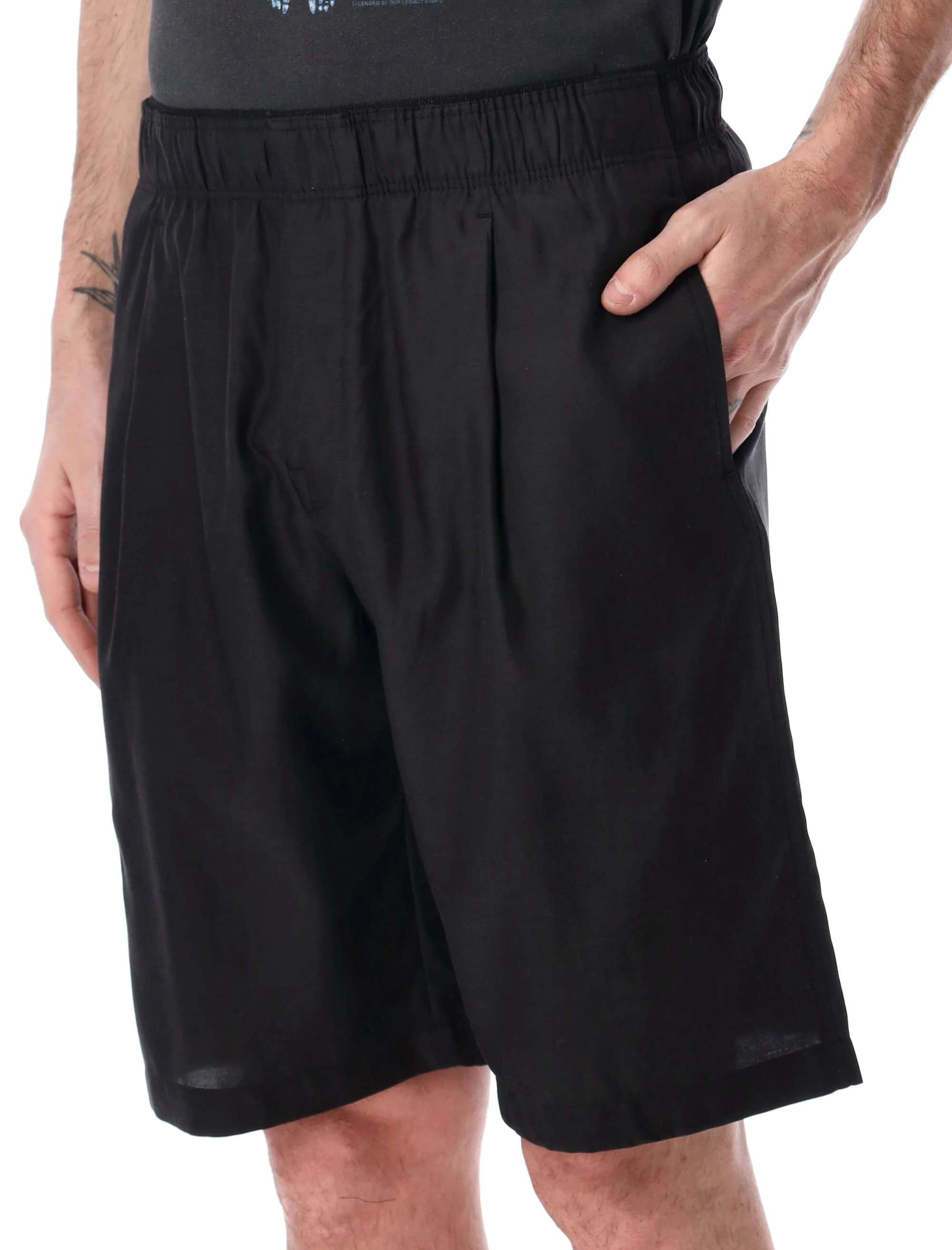 Our Legacy Leisure Shorts Calm Cupro Cotton - Image 3