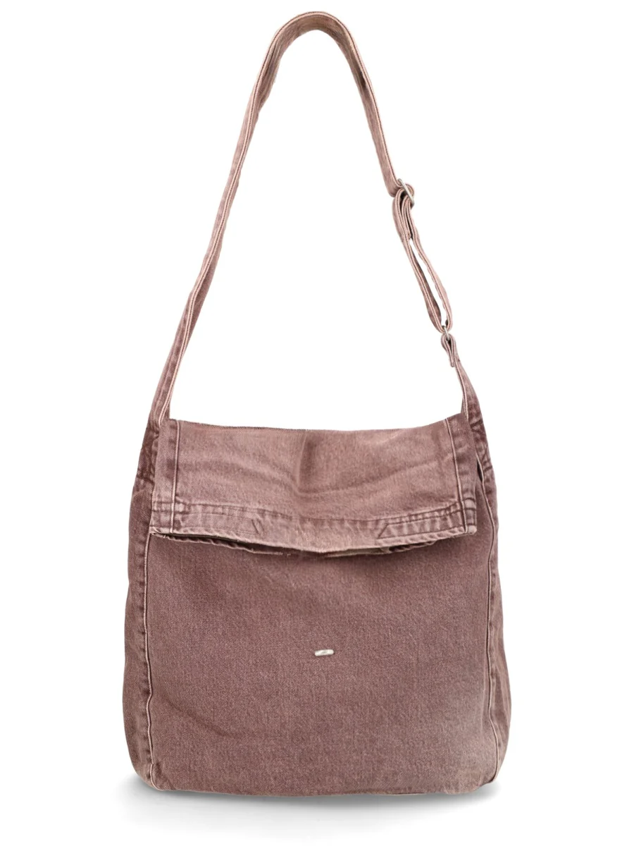 OUR LEGACY Sling Bag Overdyed Choco Melon - Image 4