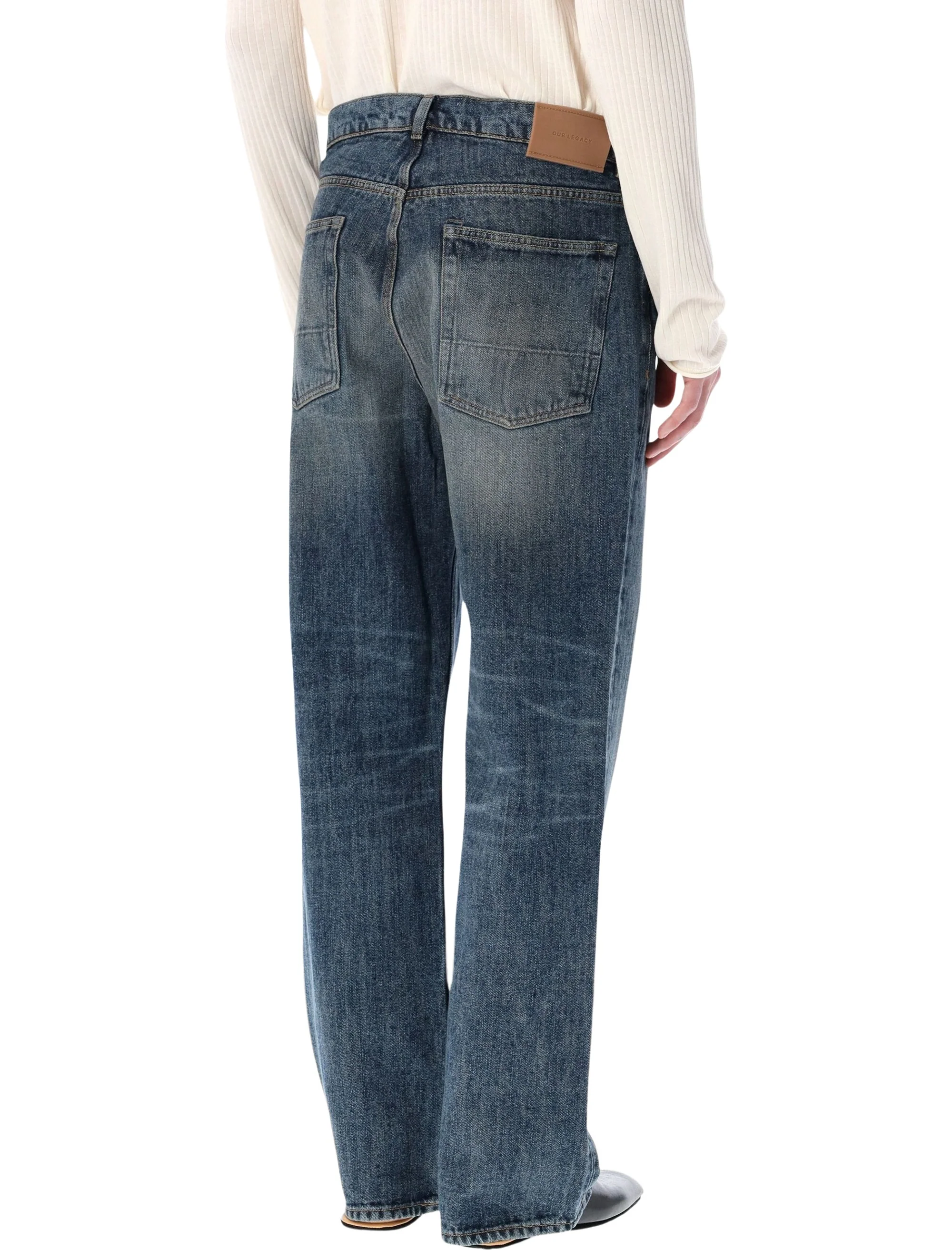 Our Legacy Third Cut Rocker Storm Wash Denim - Image 2