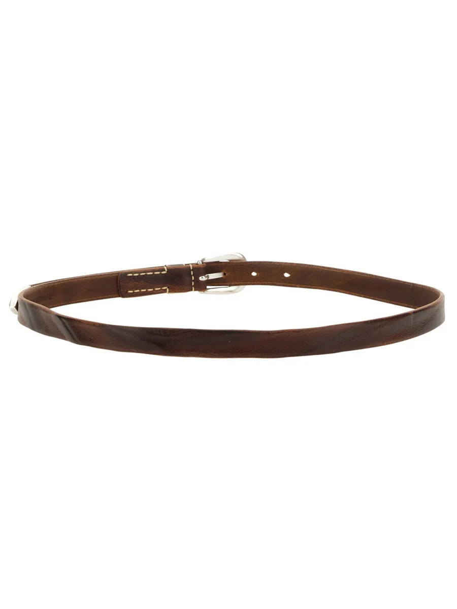 OUR LEGACY Western Leather Buckle Belt - Image 5