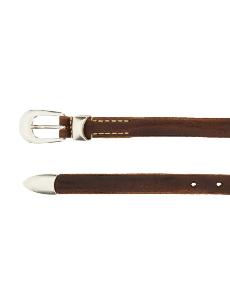 OUR LEGACY Western Leather Buckle Belt - Image 7