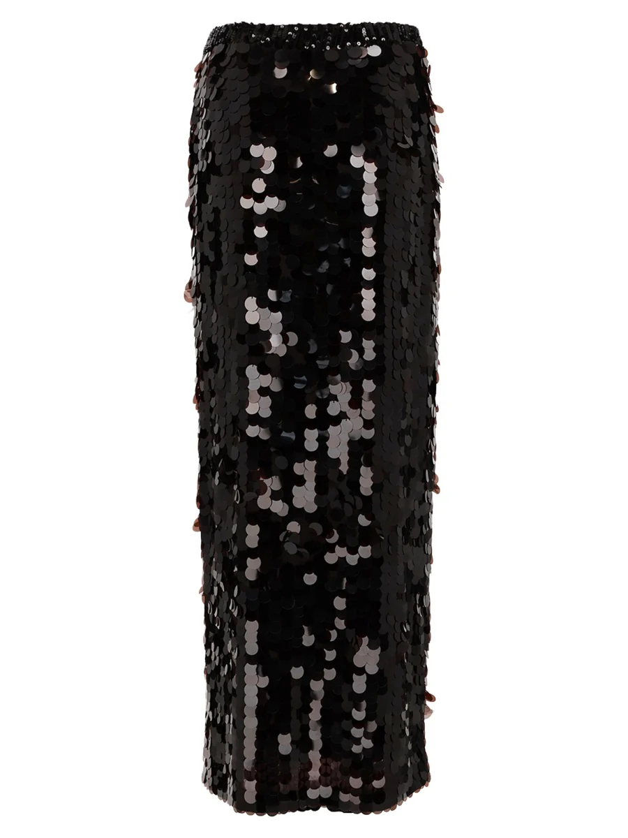 P.a.r.o.s.h. Stylish Mini Skirt with Artistic Print - Image 2