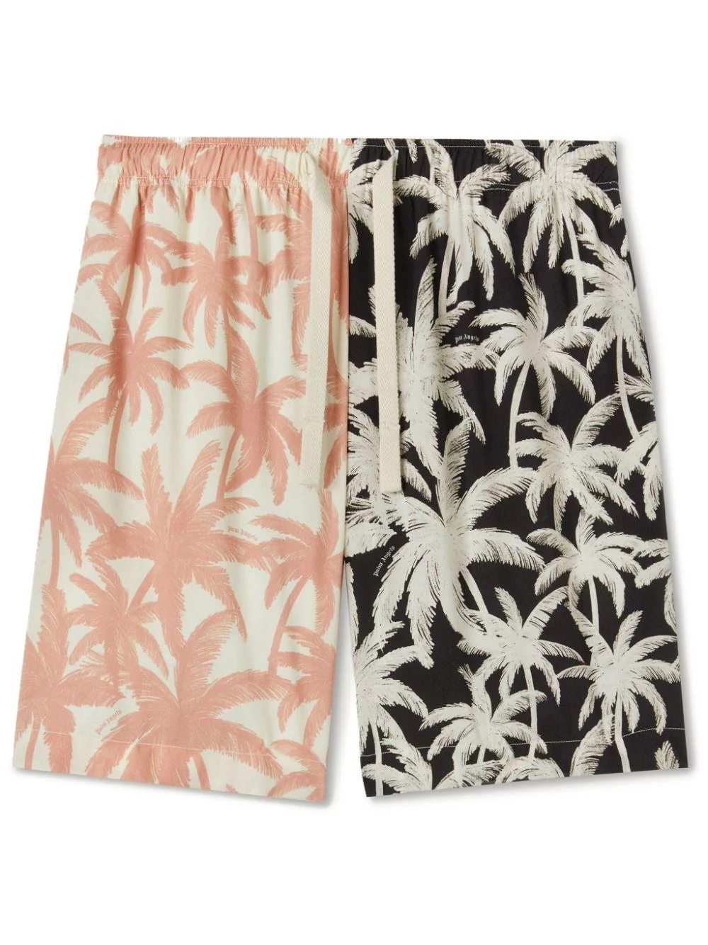 Palm Angels Artistic Patchwork Shorts for Men