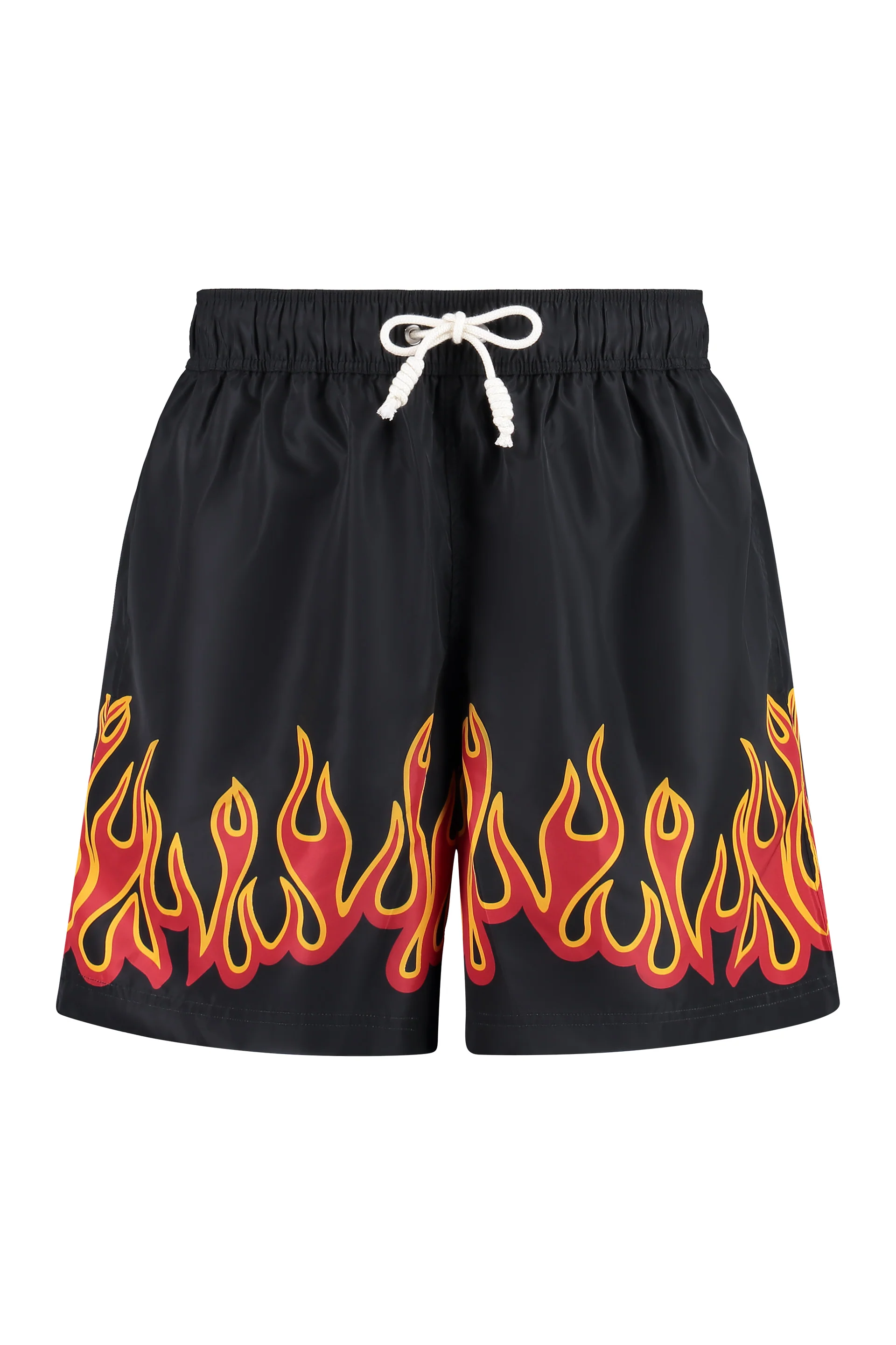 Palm Angels Flame-print Swim Shorts