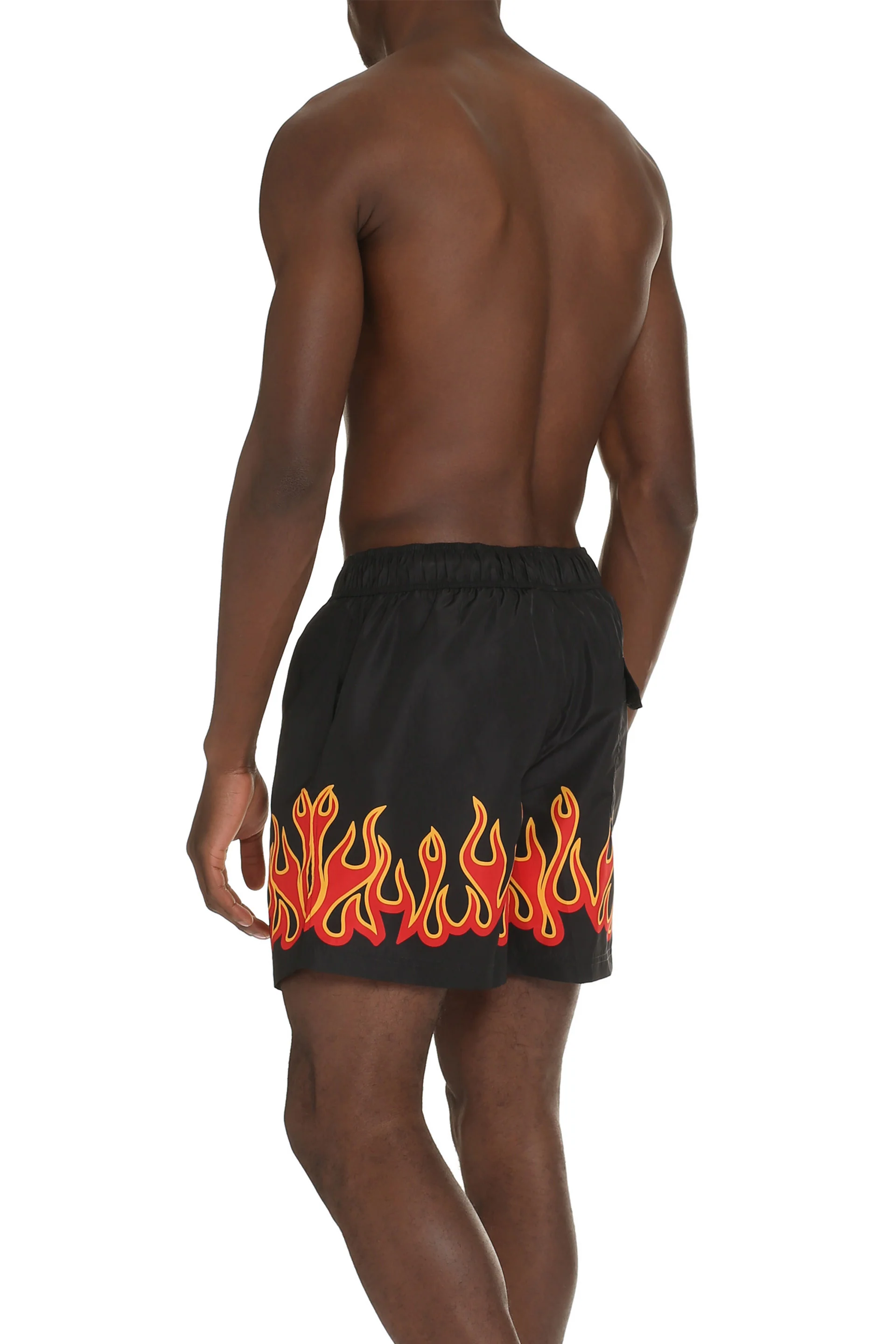 Palm Angels Flame-print Swim Shorts - Image 4