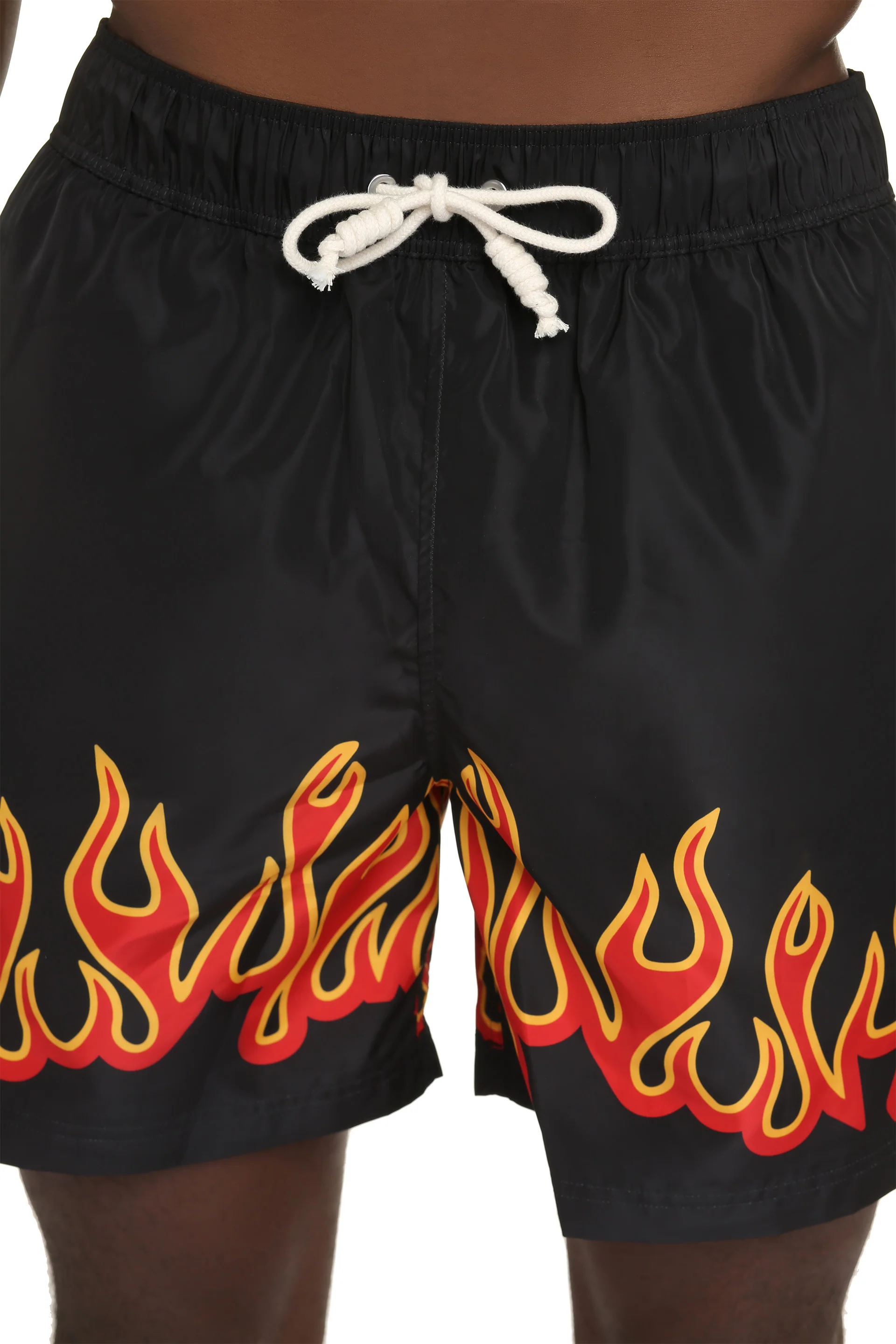Palm Angels Flame-print Swim Shorts - Image 5