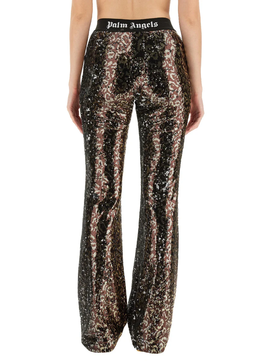 PALM ANGELS Flare Fit Pants - Image 3