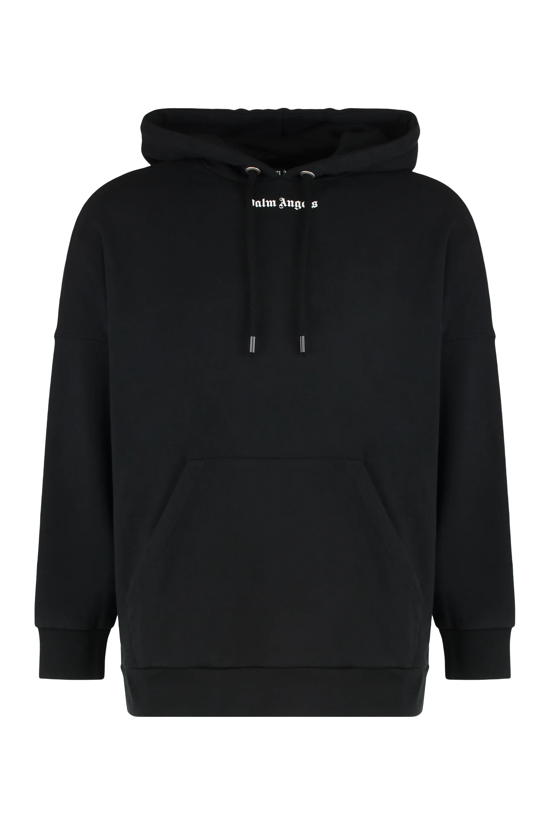 Palm Angels Hooded Cotton Sweatshirt with Logo