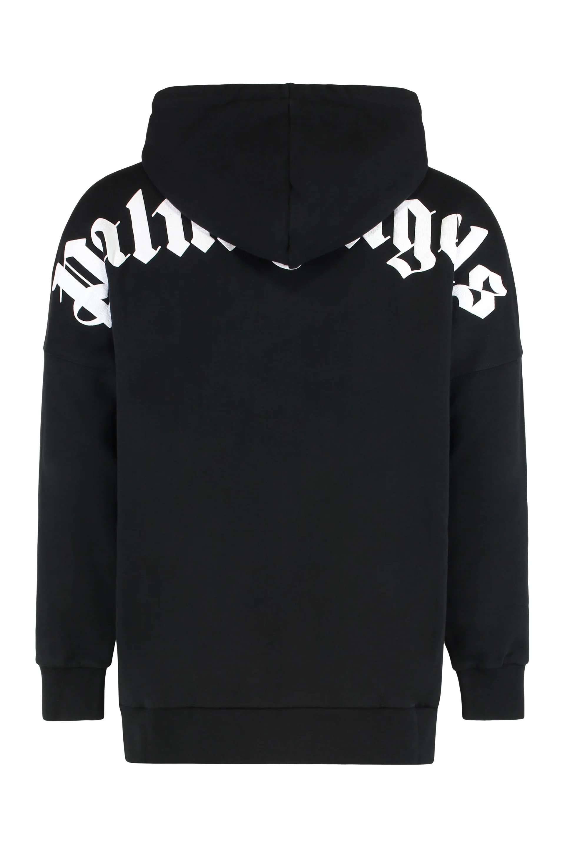 Palm Angels Hooded Cotton Sweatshirt with Logo - Image 2