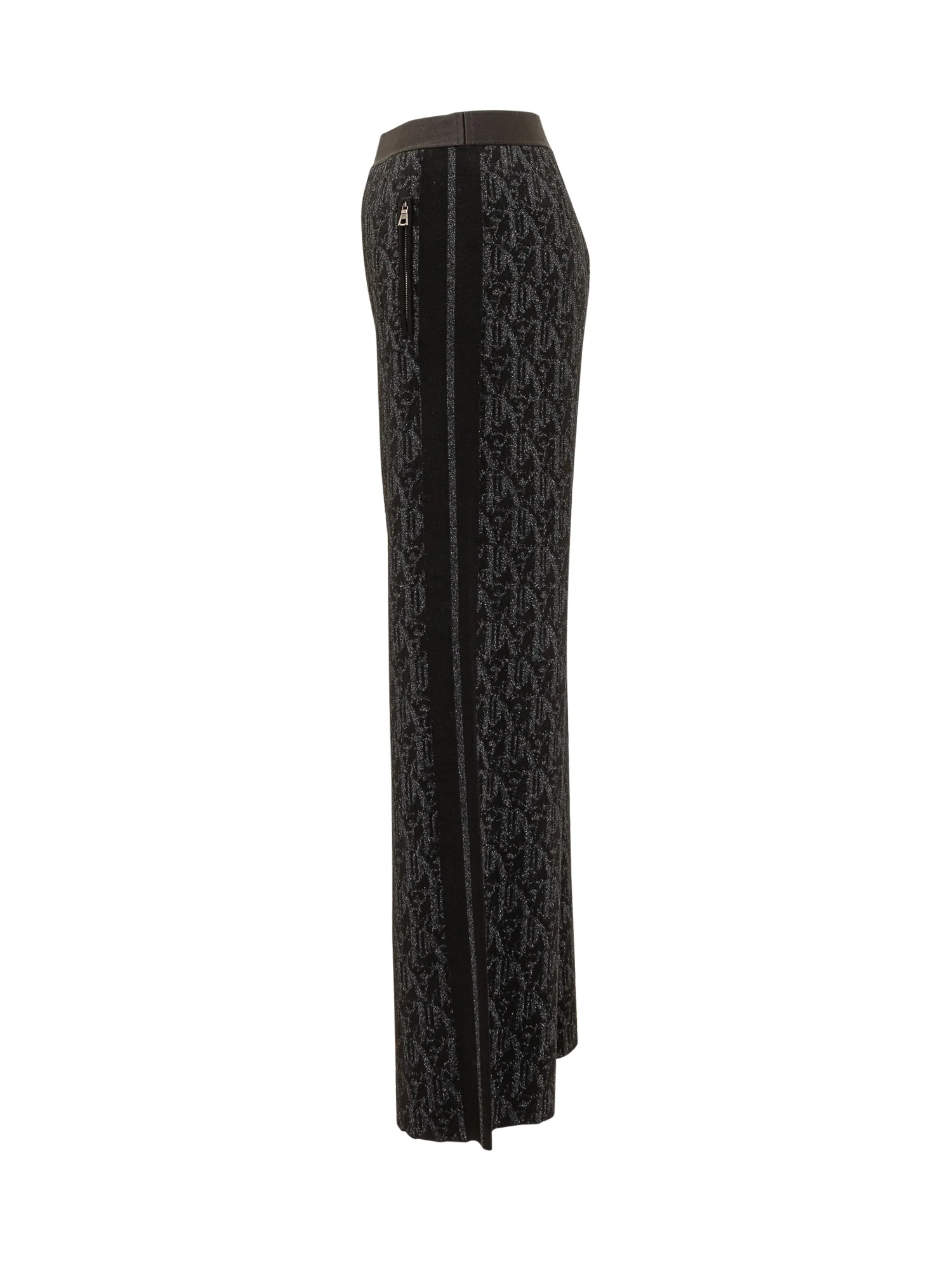 Palm Angels Jacquard Trousers with Paint Detailing - Image 3