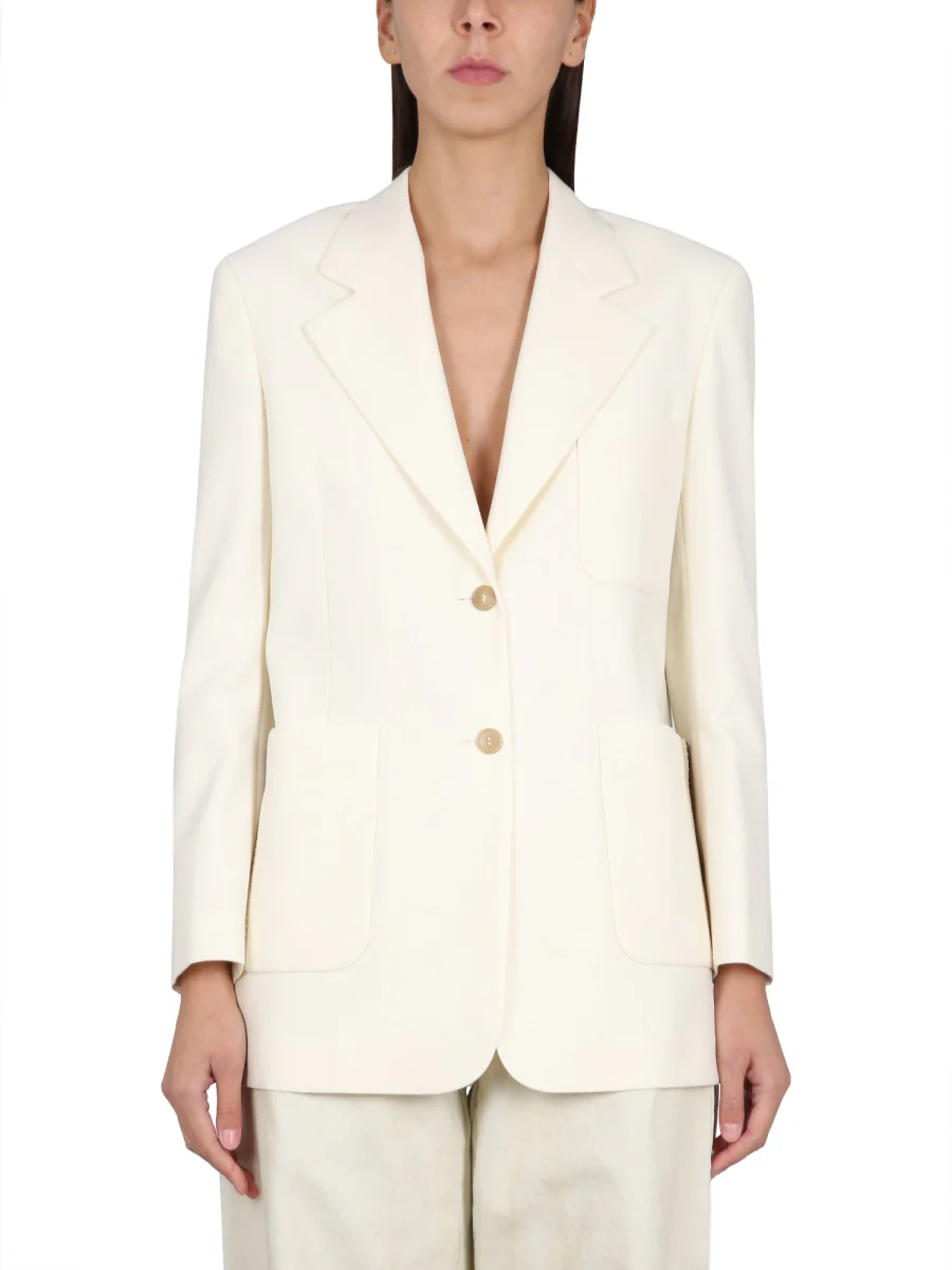 PALM ANGELS Knitted Tape-detail Blazer