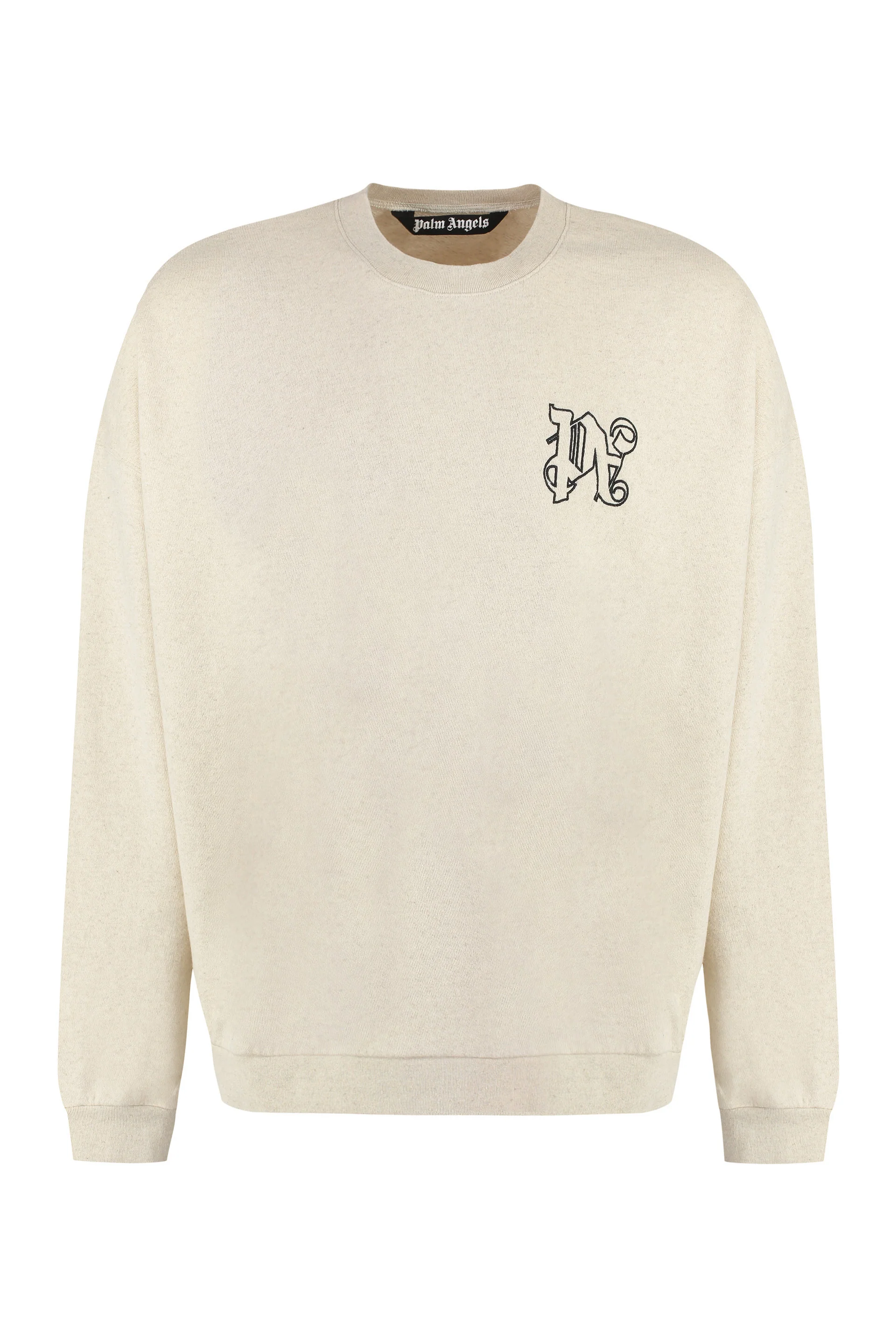 PALM ANGELS Logo-print Cotton Sweatshirt