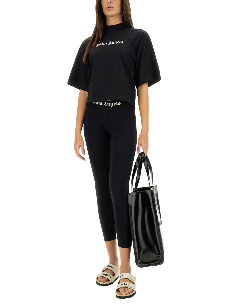 PALM ANGELS Logo-print T-shirt - Image 2