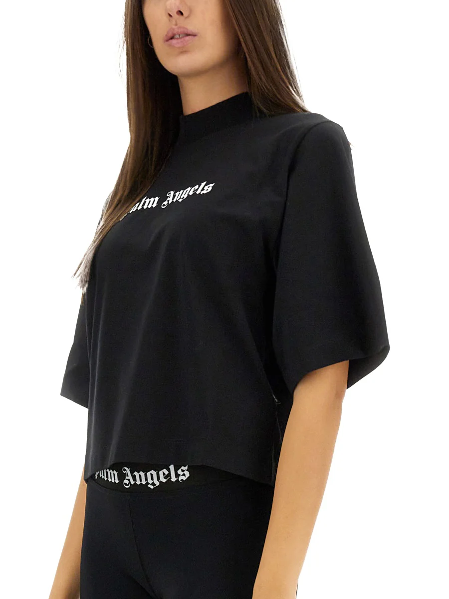 PALM ANGELS Logo-print T-shirt - Image 4