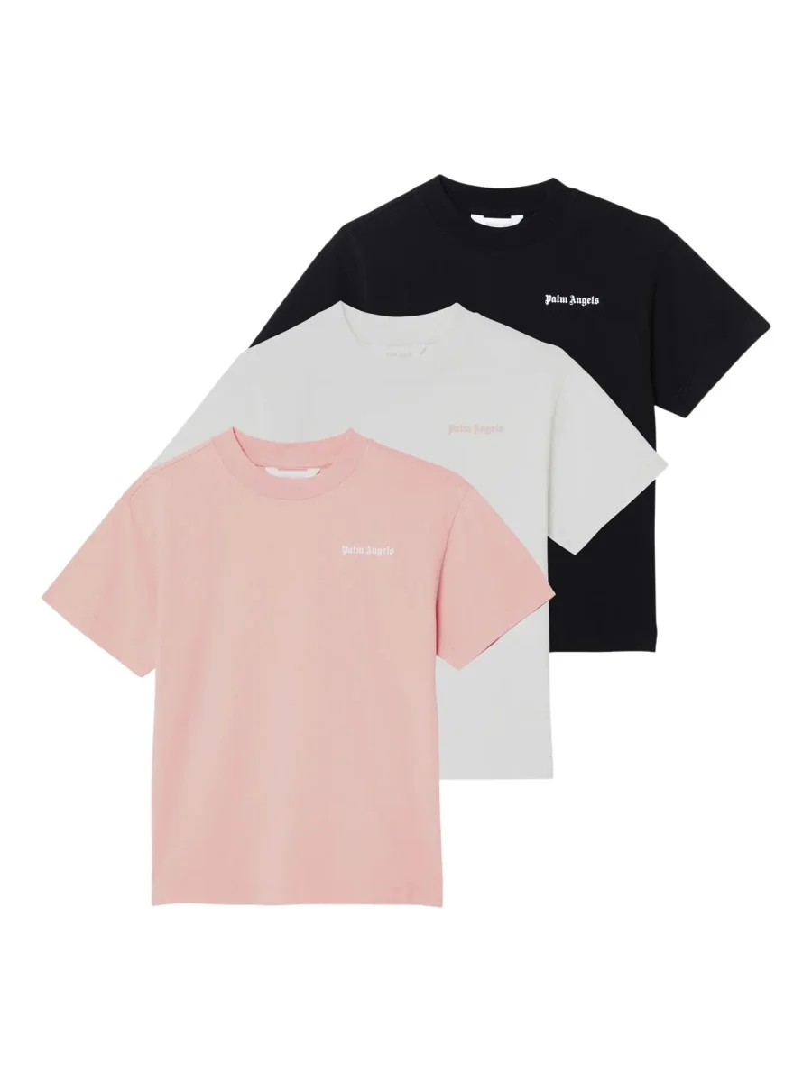 PALM ANGELS Logo-print T-shirt (pack of Three)