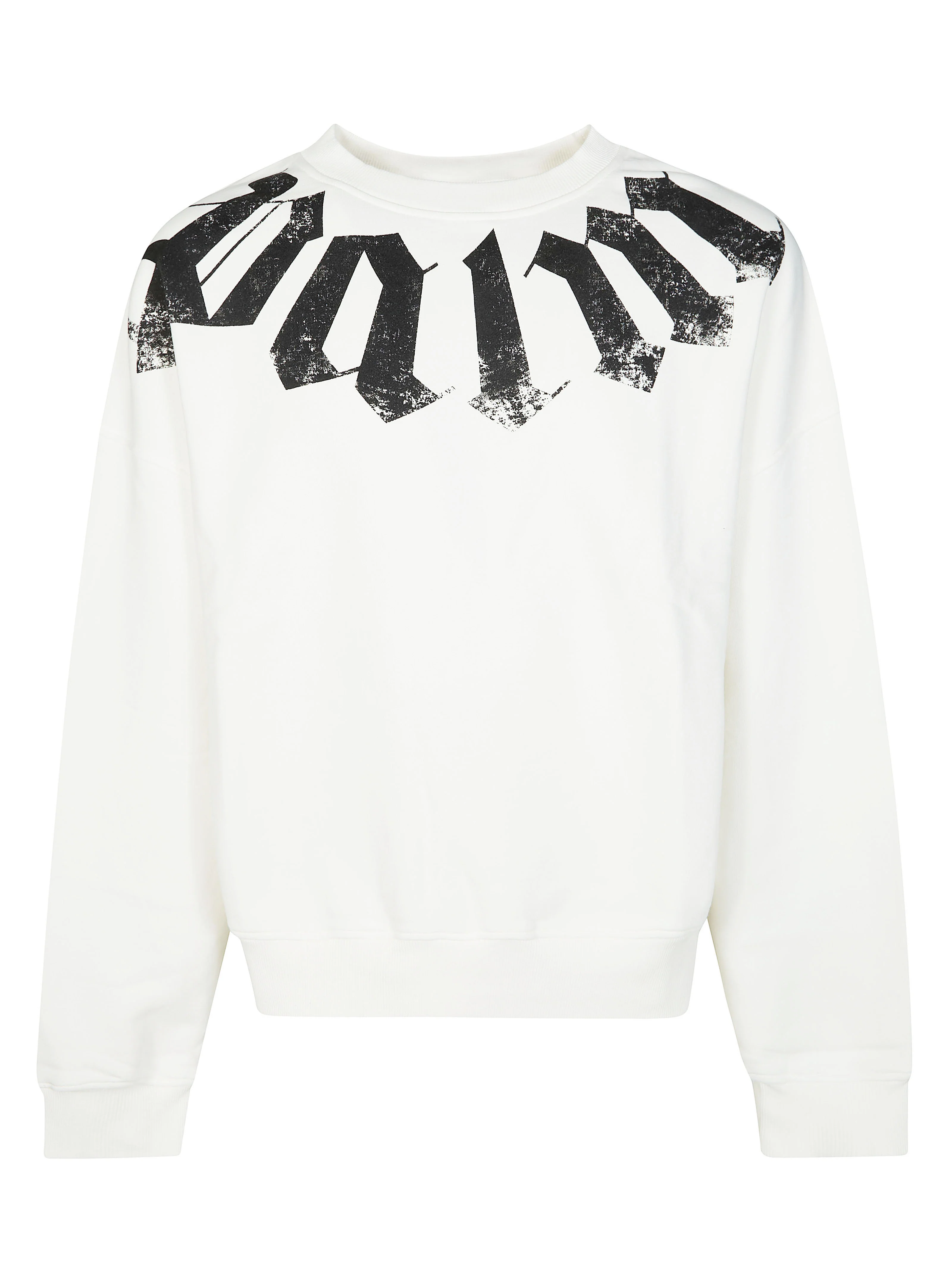 Palm Angels Loose Fit Big Neck Logo Tee