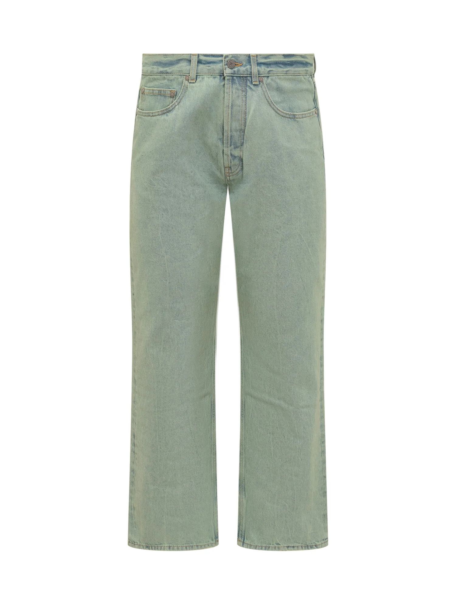 Palm Angels Mini Distressed OverDane Jeans