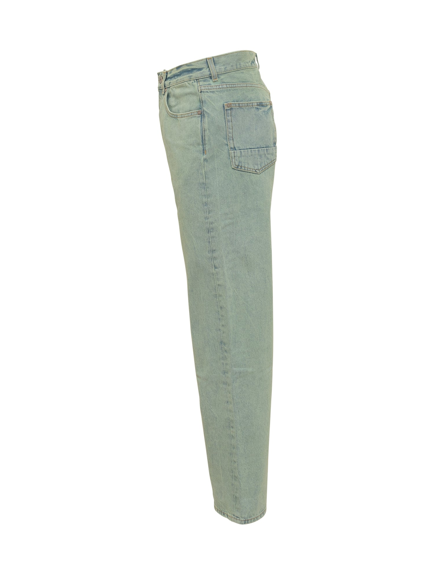 Palm Angels Mini Distressed OverDane Jeans - Image 3
