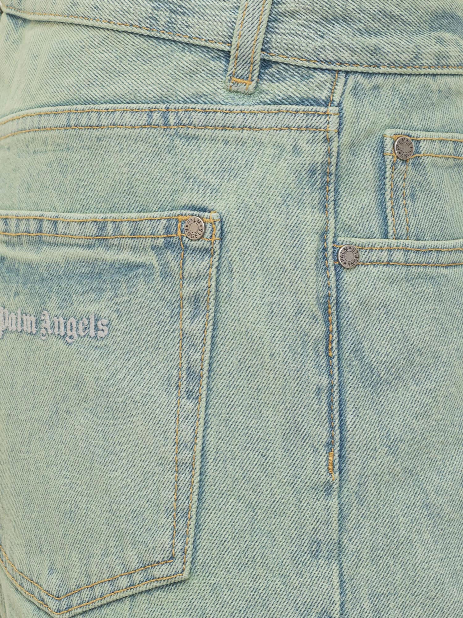 Palm Angels Mini Distressed OverDane Jeans - Image 4