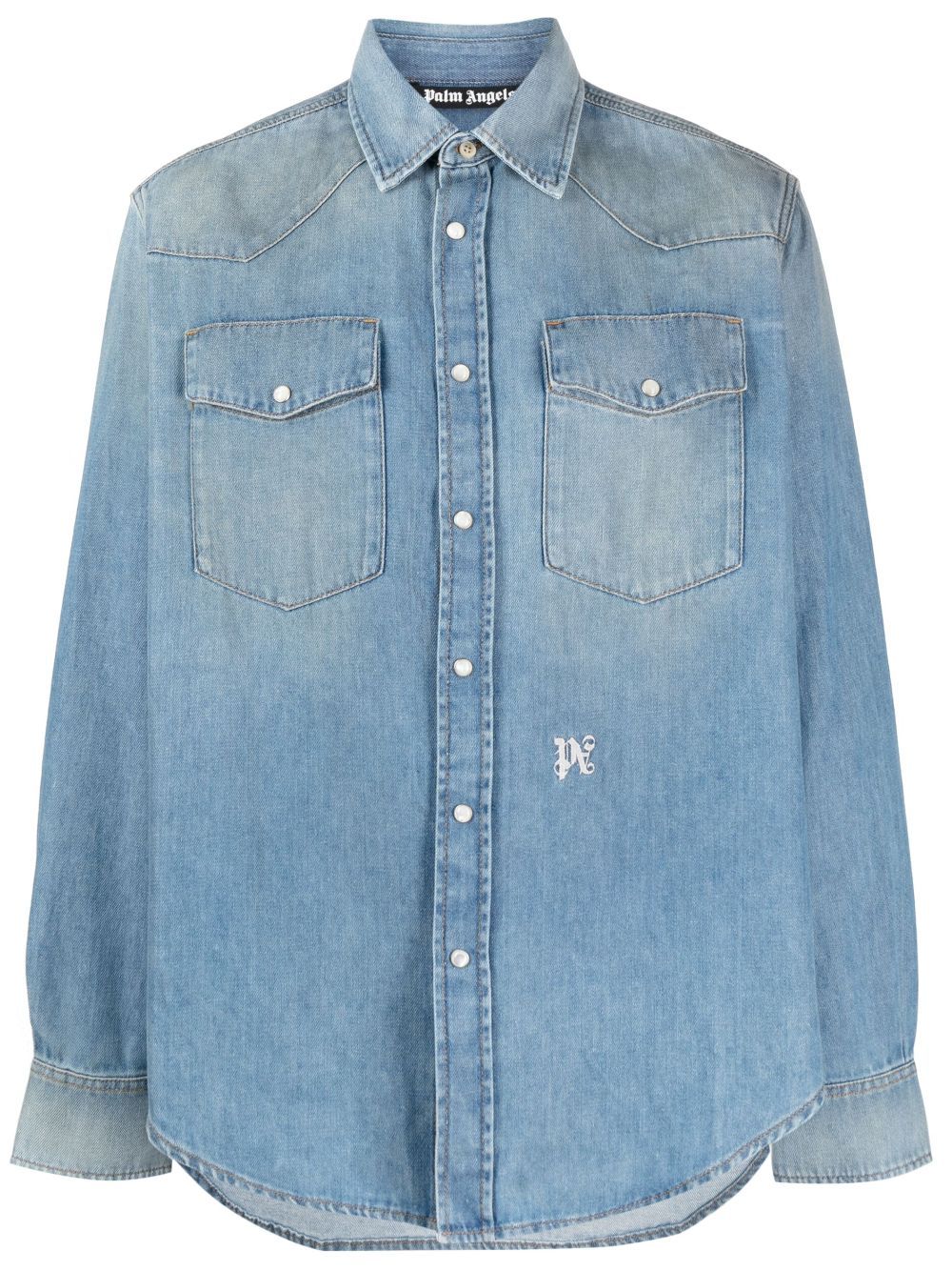 Palm Angels Monogram Paint Shirt