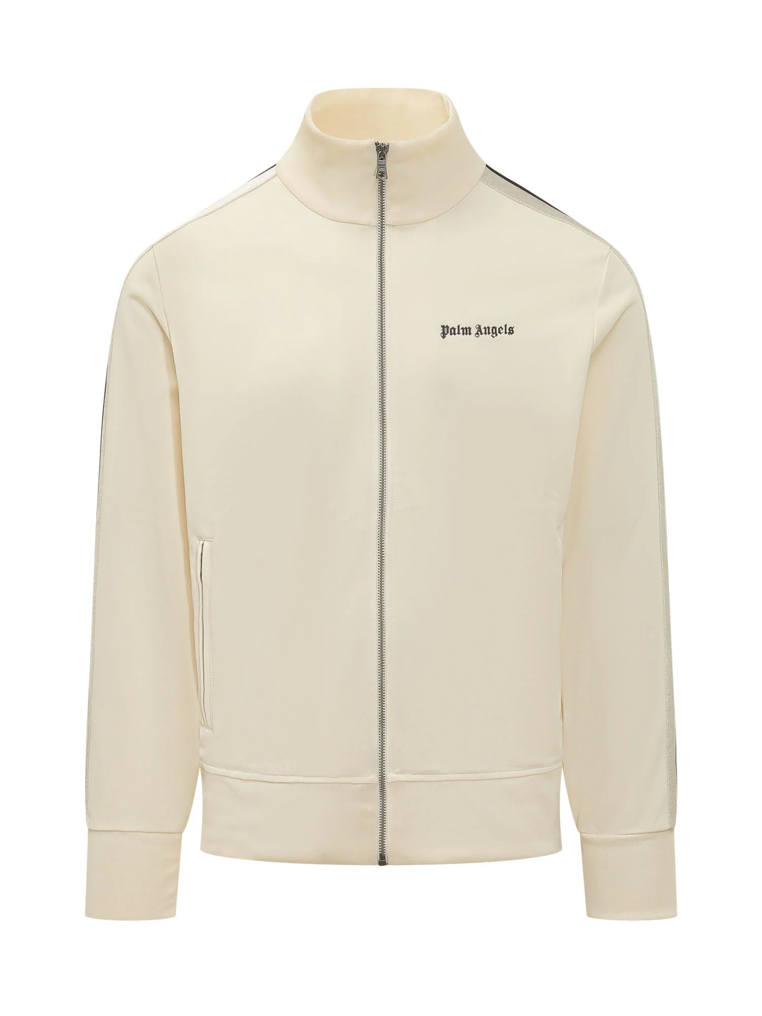 Palm Angels Premium Zip Neck T-Shirt with Alto Logo