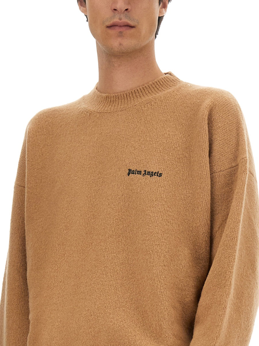 Palm Angels Regular Fit T-Shirt with Logo - Image 4