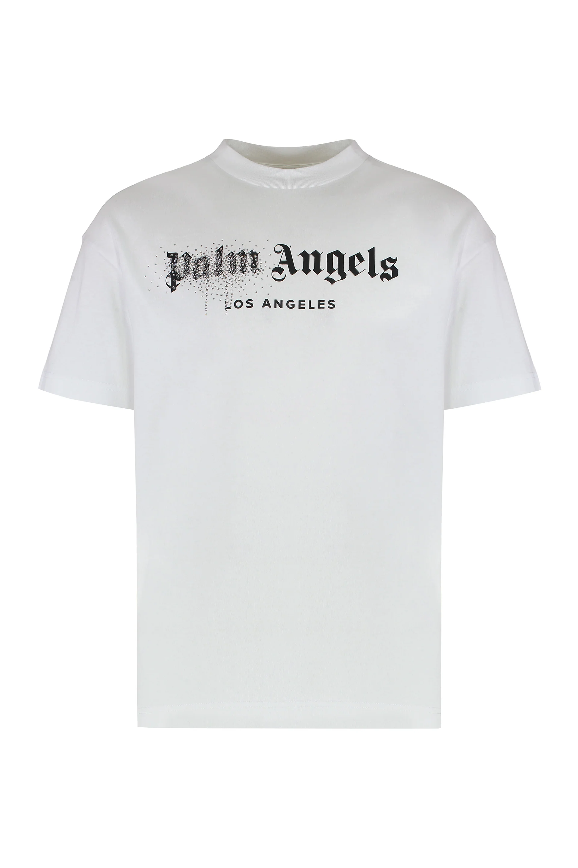 Palm Angels Round Neck T-shirt in Cotton