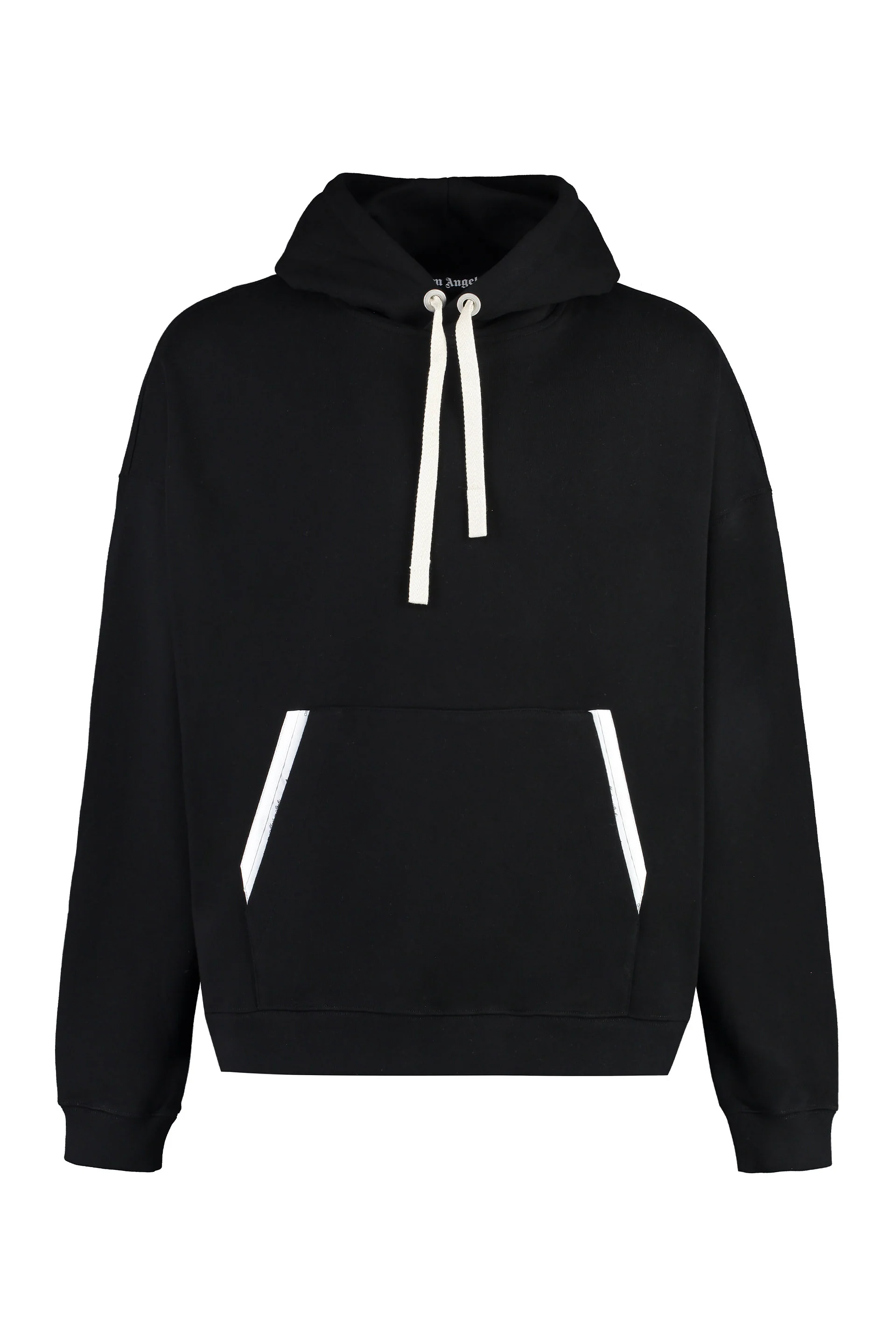 PALM ANGELS Sartorial Tape Cotton Hoodie - Image 5