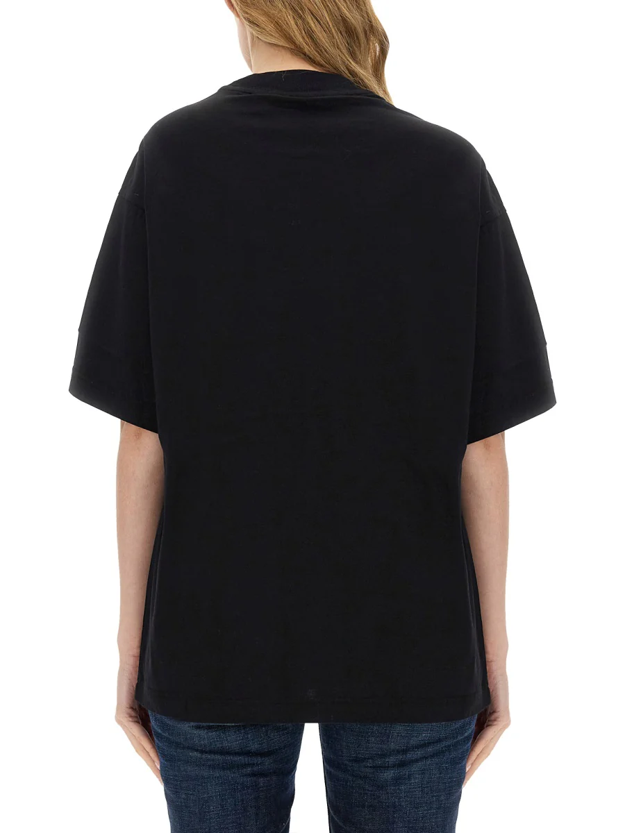 PALM ANGELS Ski Club Cotton T-shirt - Image 3