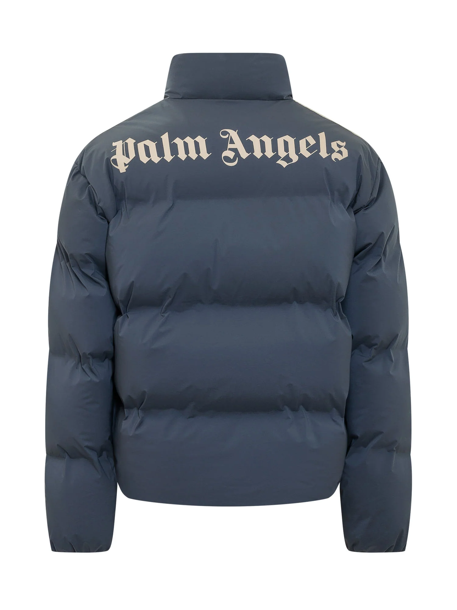 Palm Angels Zip Neck Puffer Jacket with Logo - Image 2